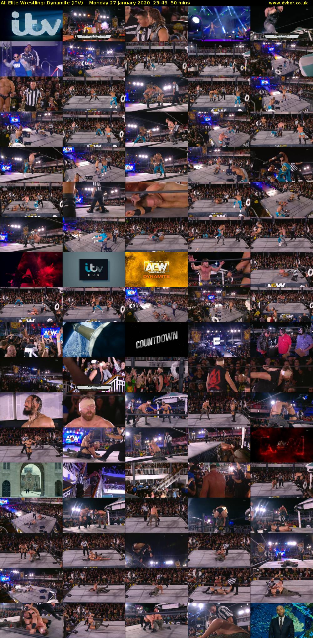 All Elite Wrestling: Dynamite (ITV) Monday 27 January 2020 23:45 - 00:35