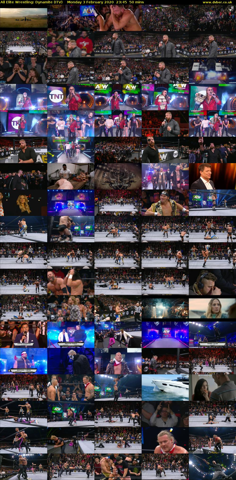 All Elite Wrestling: Dynamite (ITV) Monday 3 February 2020 23:45 - 00:35