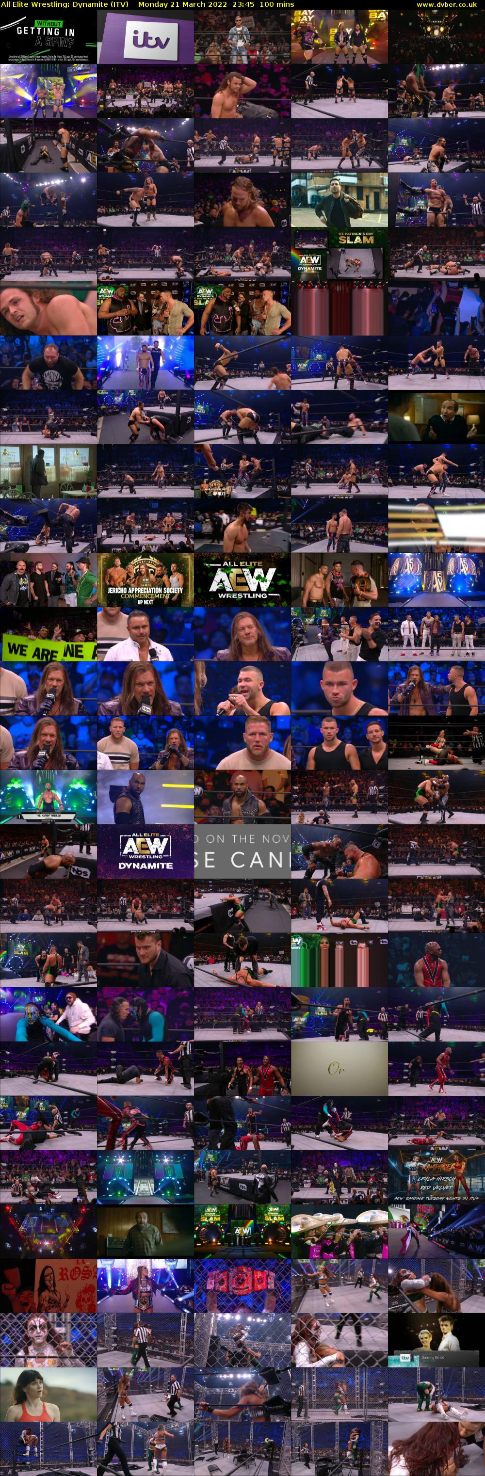 All Elite Wrestling: Dynamite (ITV) Monday 21 March 2022 23:45 - 01:25
