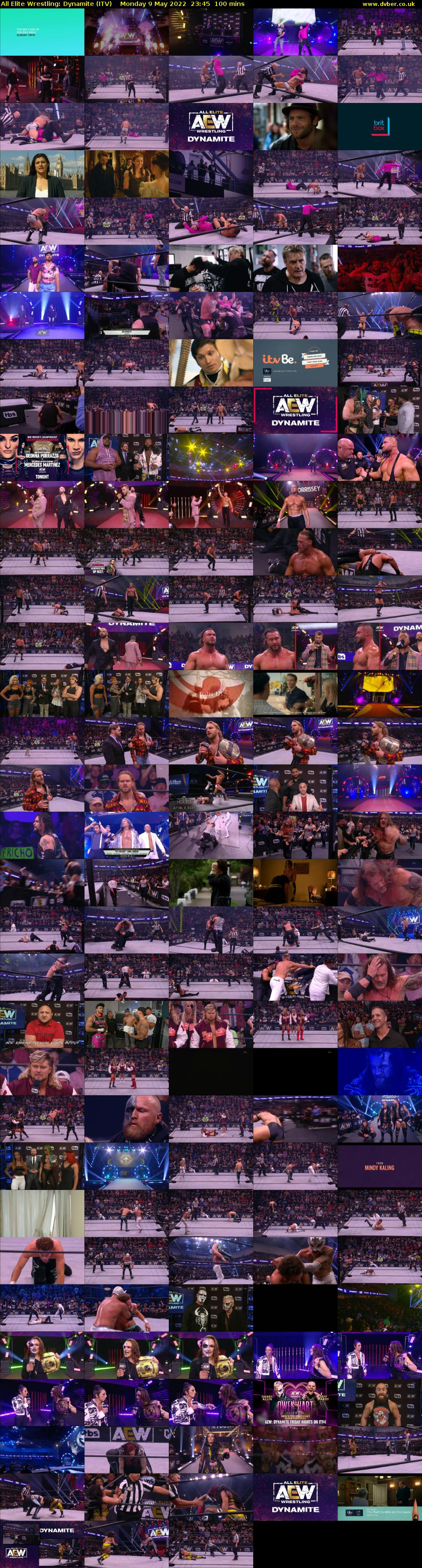 All Elite Wrestling: Dynamite (ITV) Monday 9 May 2022 23:45 - 01:25