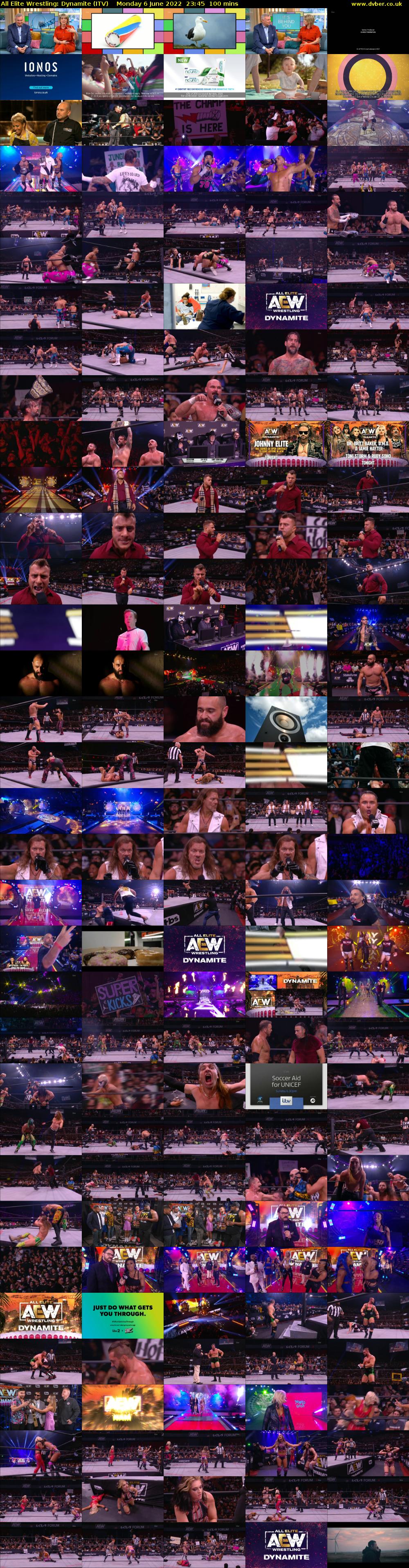 All Elite Wrestling: Dynamite (ITV) Monday 6 June 2022 23:45 - 01:25