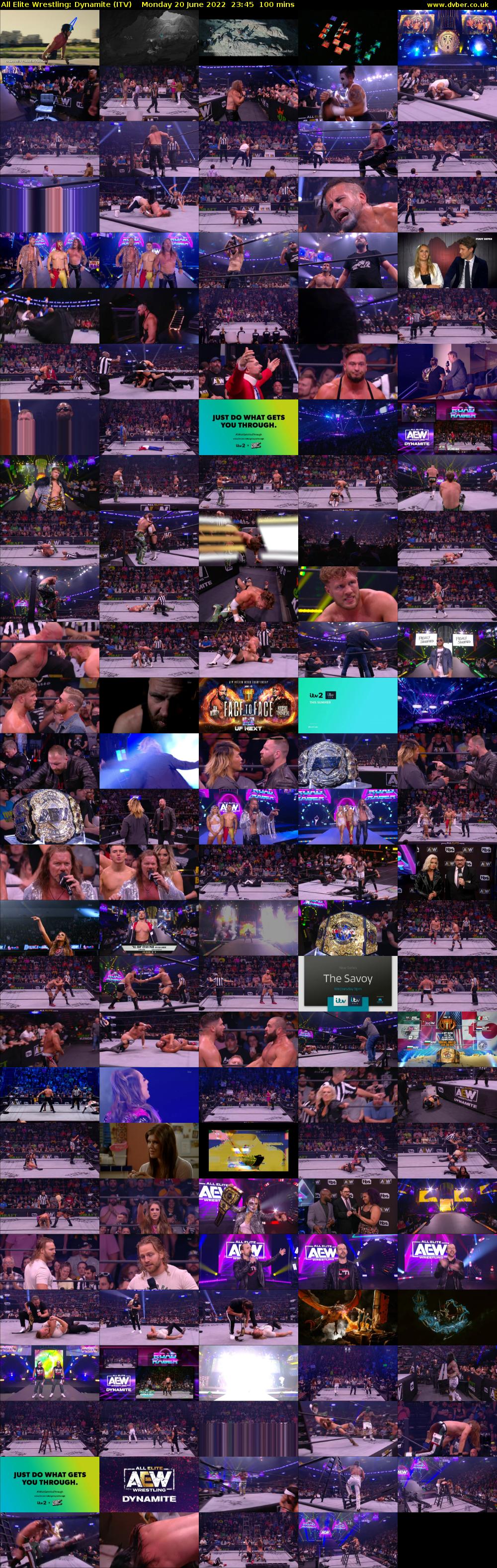 All Elite Wrestling: Dynamite (ITV) Monday 20 June 2022 23:45 - 01:25