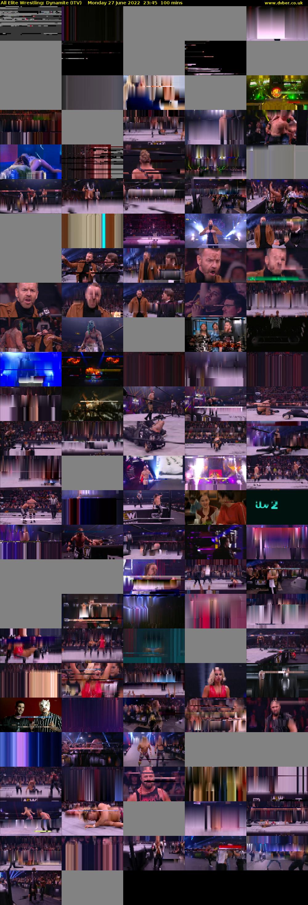 All Elite Wrestling: Dynamite (ITV) Monday 27 June 2022 23:45 - 01:25