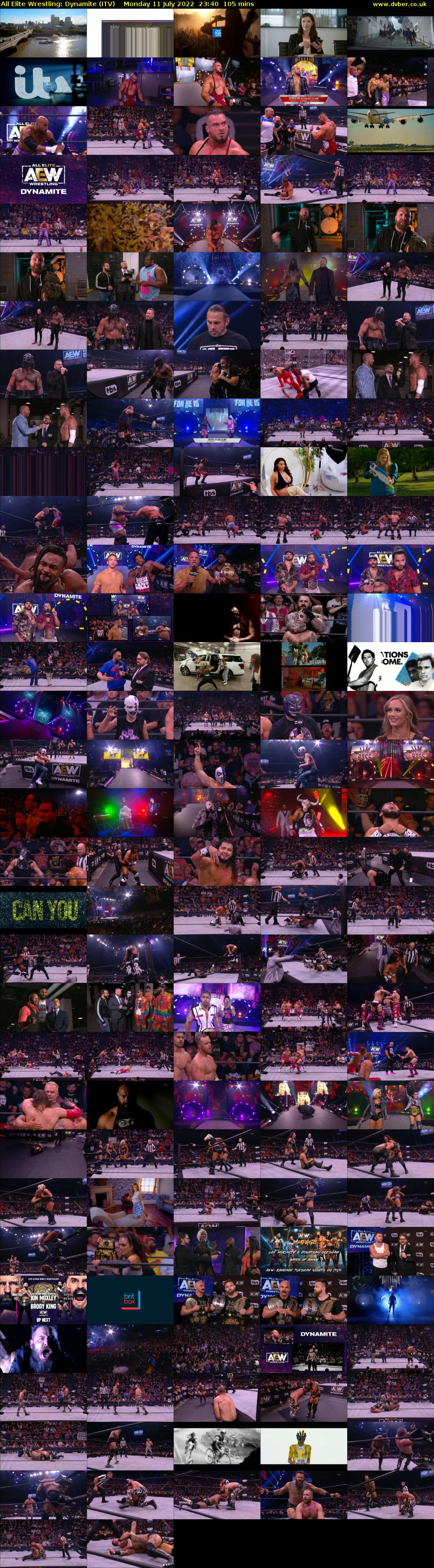 All Elite Wrestling: Dynamite (ITV) Monday 11 July 2022 23:40 - 01:25
