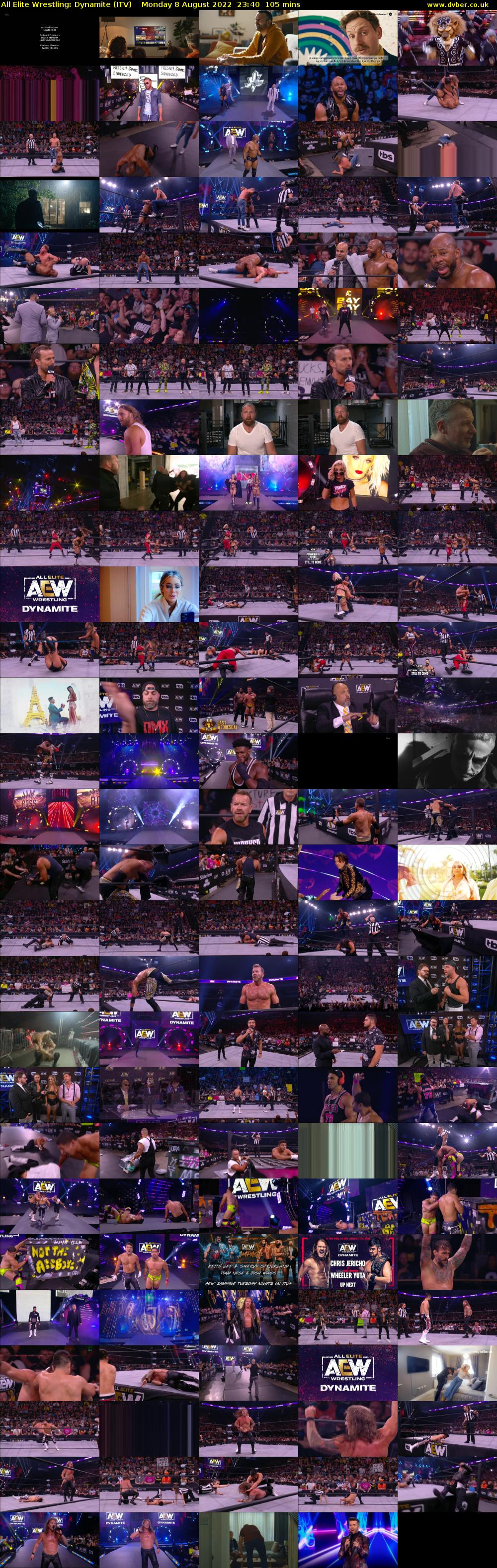 All Elite Wrestling: Dynamite (ITV) Monday 8 August 2022 23:40 - 01:25