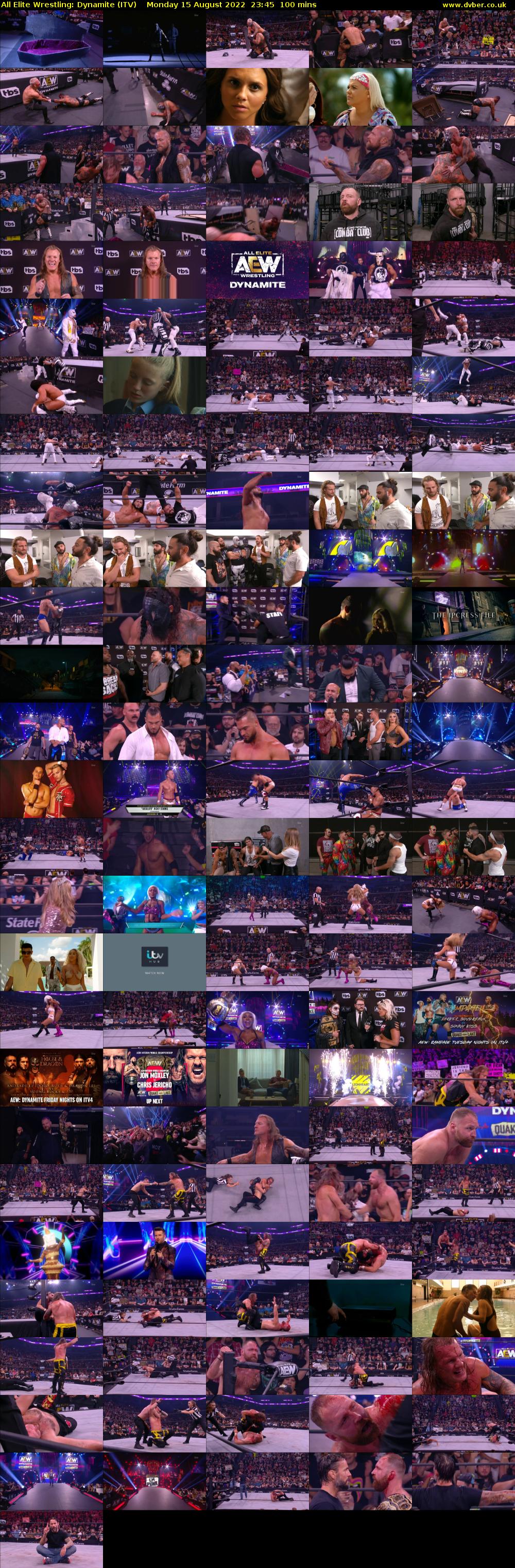 All Elite Wrestling: Dynamite (ITV) Monday 15 August 2022 23:45 - 01:25