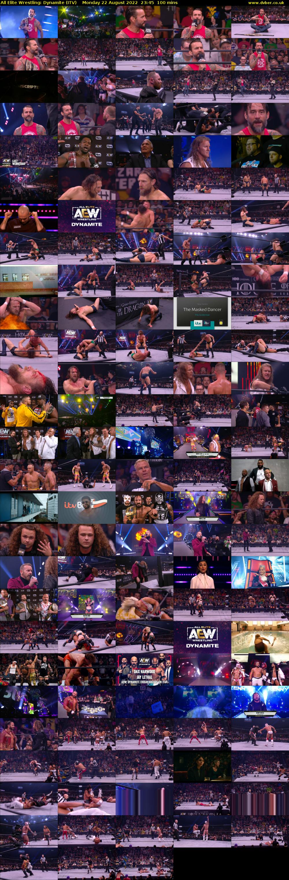 All Elite Wrestling: Dynamite (ITV) Monday 22 August 2022 23:45 - 01:25
