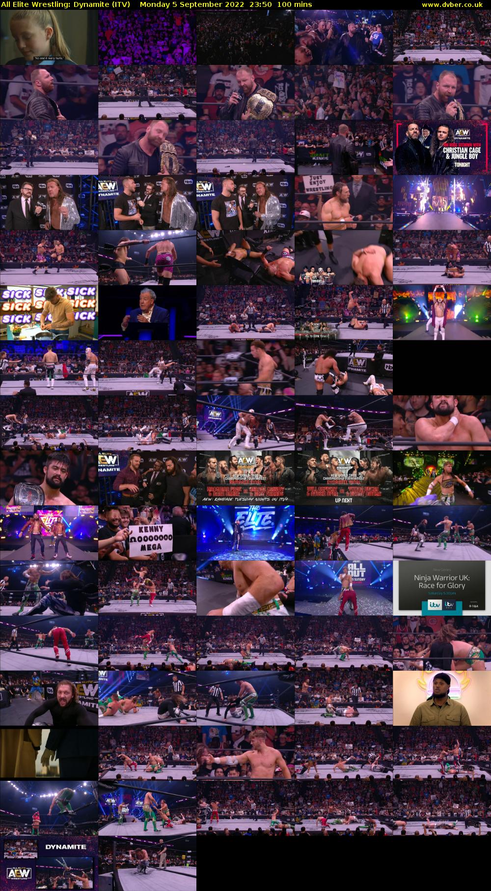 All Elite Wrestling: Dynamite (ITV) Monday 5 September 2022 23:50 - 01:30