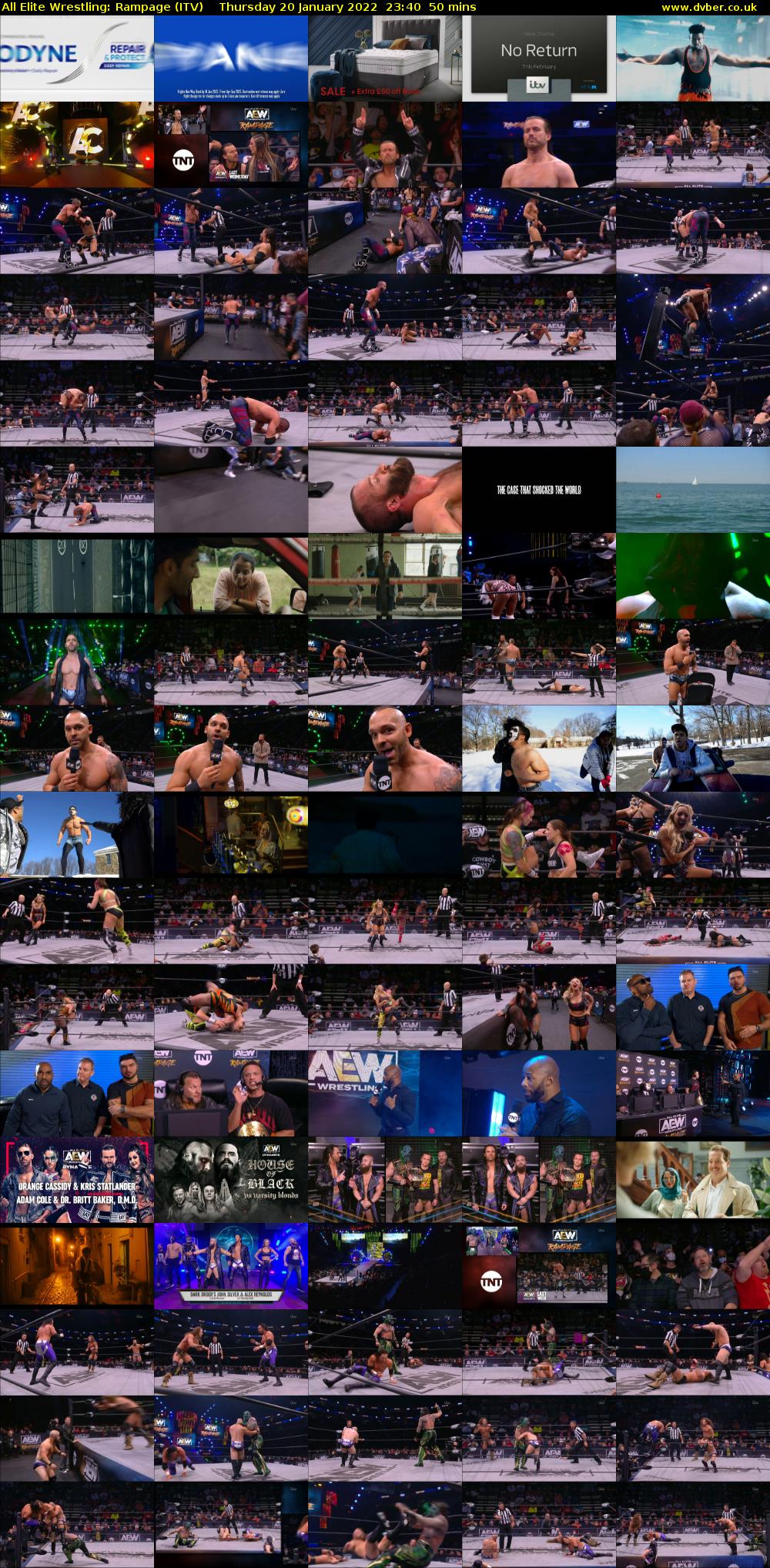 All Elite Wrestling: Rampage (ITV) Thursday 20 January 2022 23:40 - 00:30