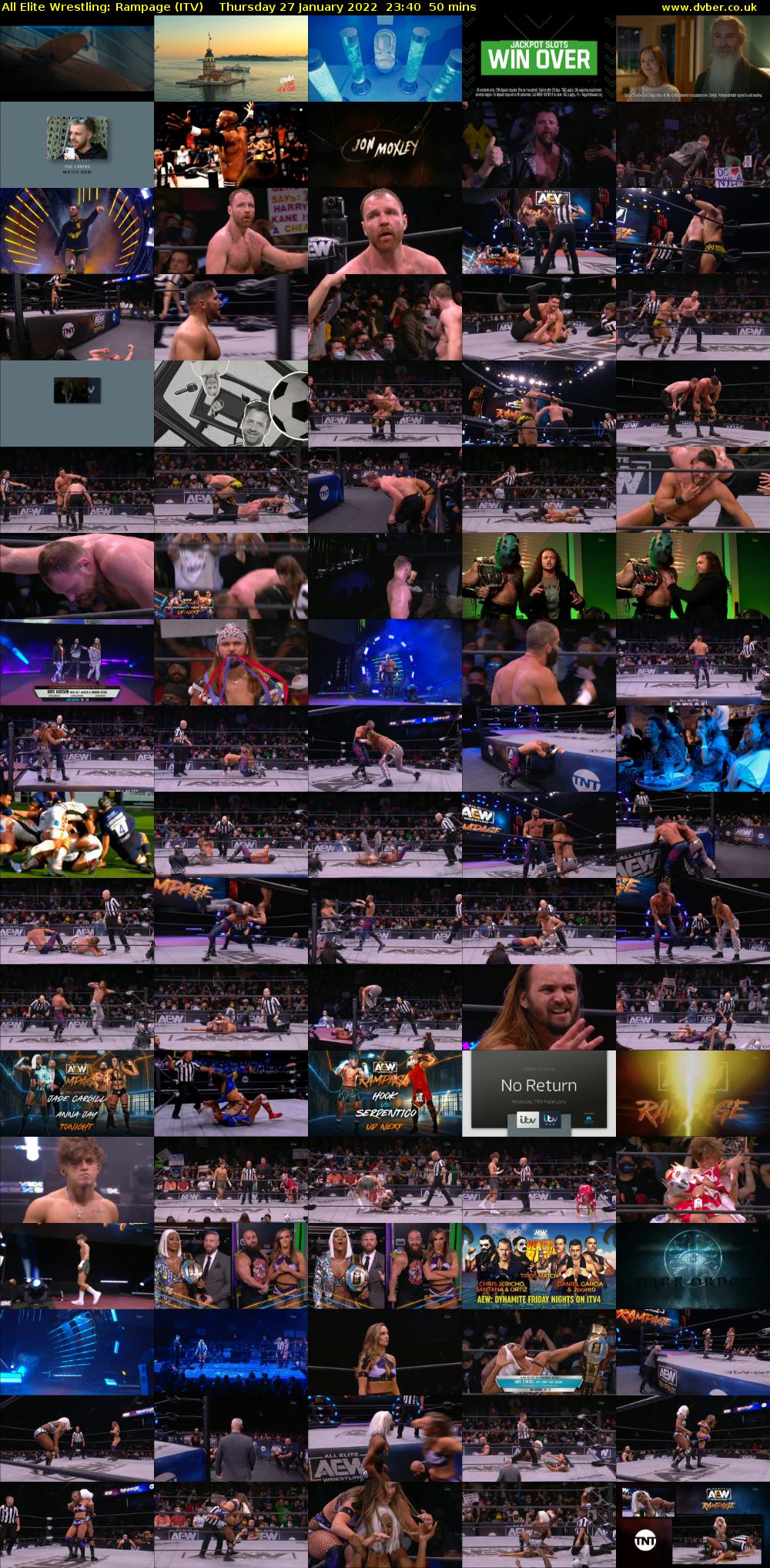All Elite Wrestling: Rampage (ITV) Thursday 27 January 2022 23:40 - 00:30