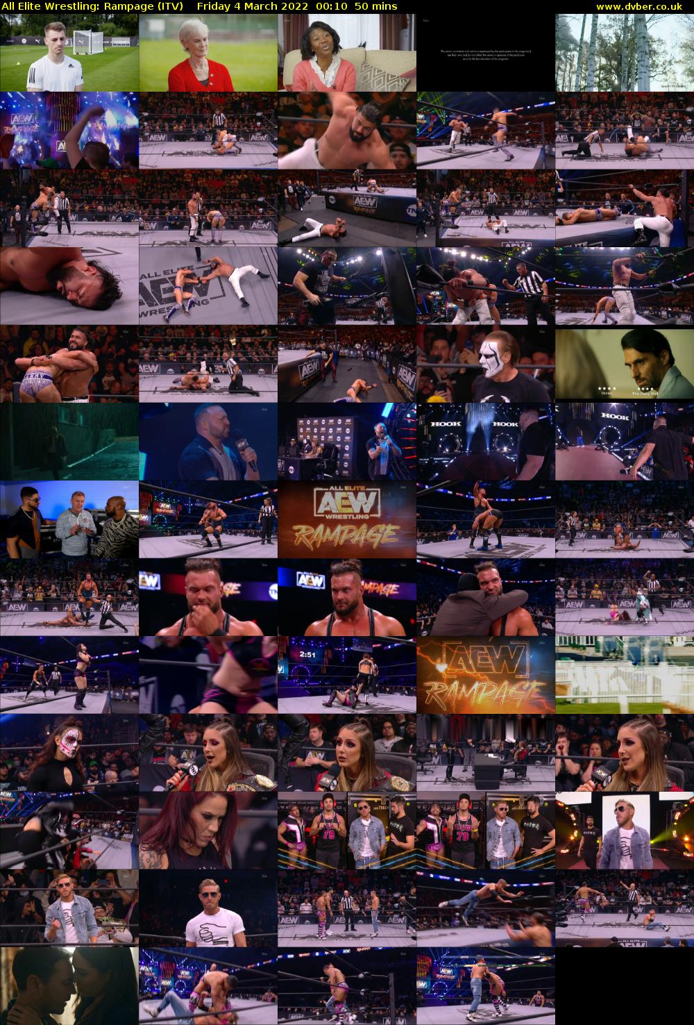 All Elite Wrestling: Rampage (ITV) Friday 4 March 2022 00:10 - 01:00
