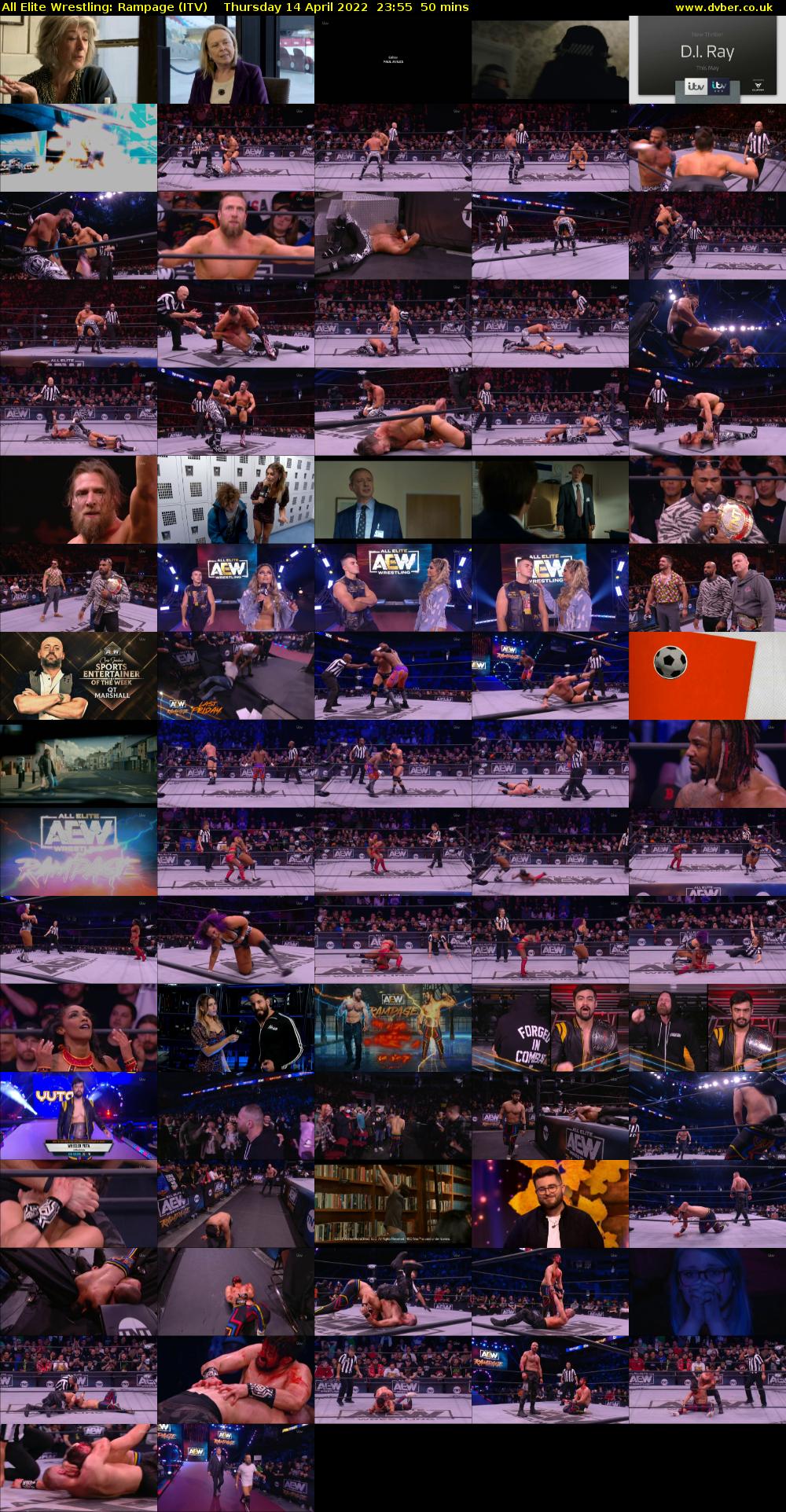 All Elite Wrestling: Rampage (ITV) Thursday 14 April 2022 23:55 - 00:45