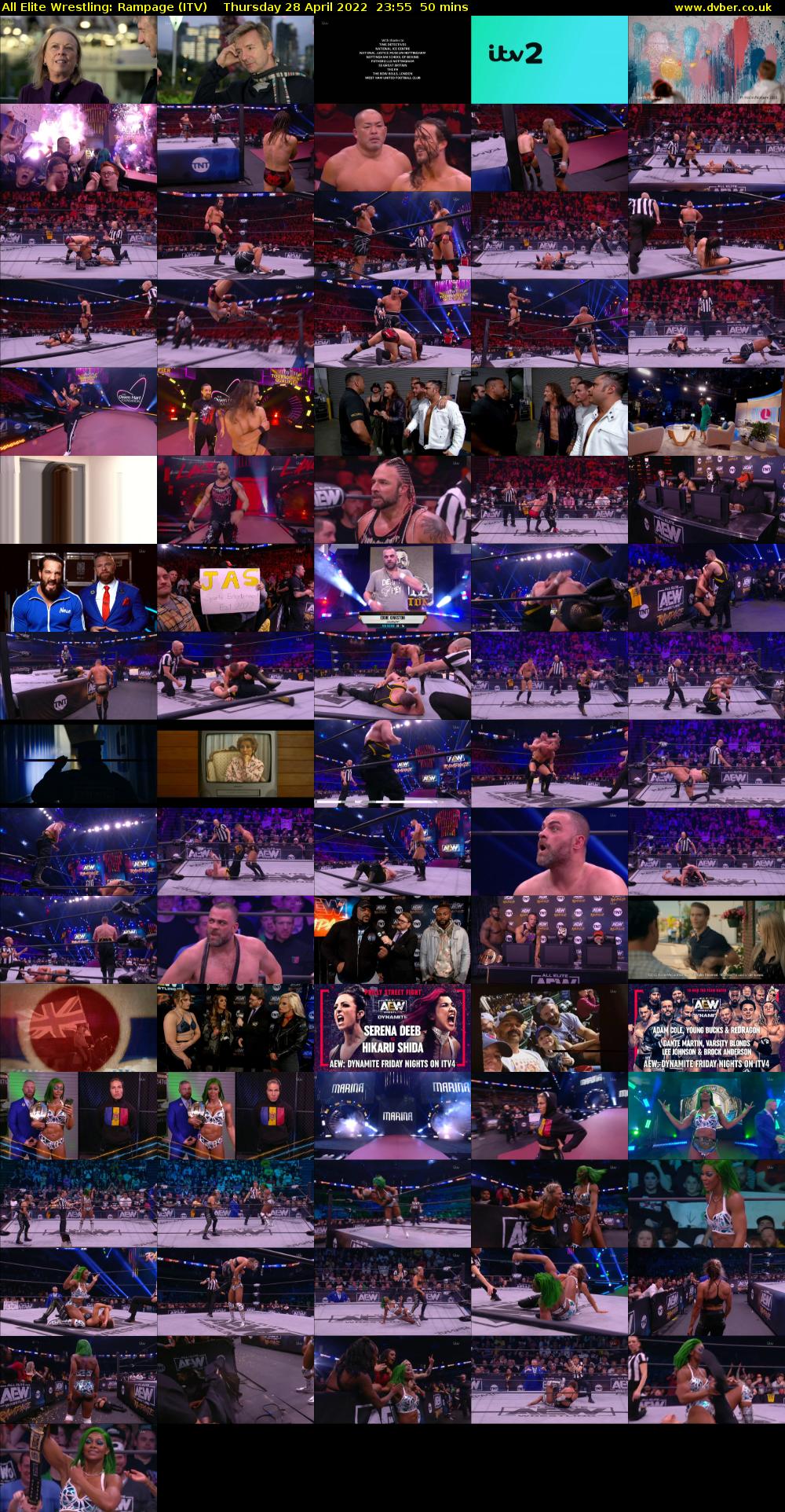 All Elite Wrestling: Rampage (ITV) Thursday 28 April 2022 23:55 - 00:45