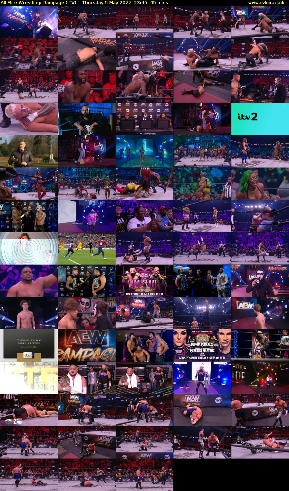 All Elite Wrestling: Rampage (ITV) Thursday 5 May 2022 23:45 - 00:30