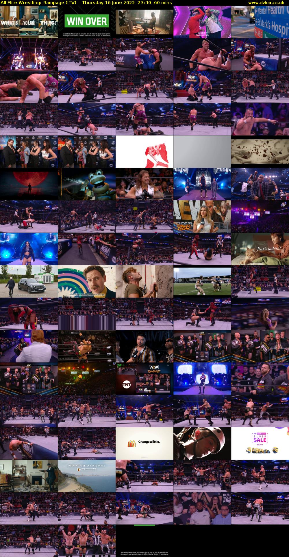 All Elite Wrestling: Rampage (ITV) Thursday 16 June 2022 23:40 - 00:40