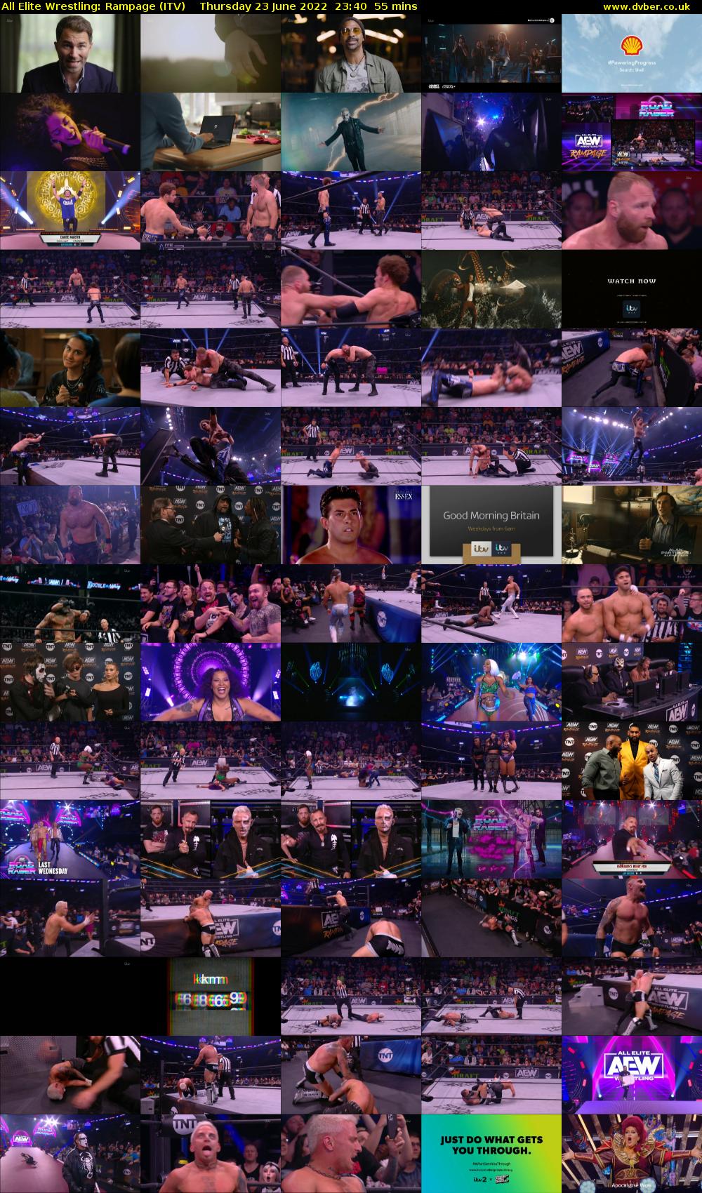All Elite Wrestling: Rampage (ITV) Thursday 23 June 2022 23:40 - 00:35