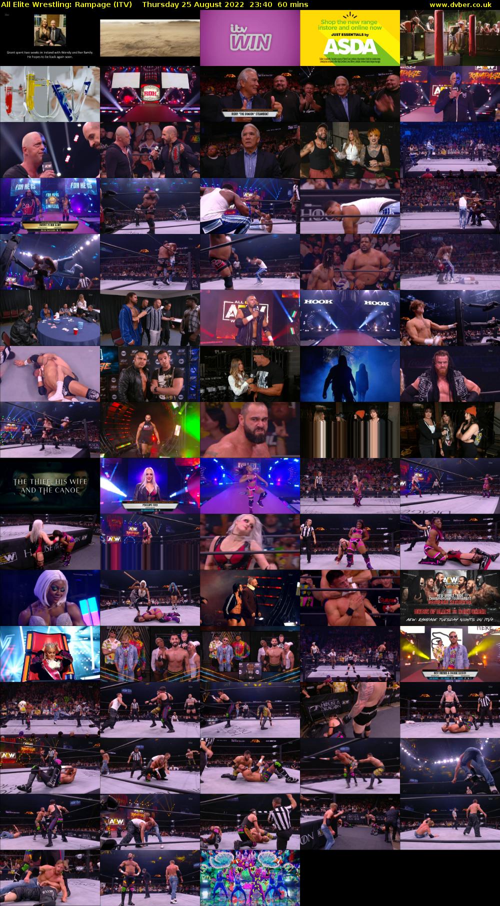 All Elite Wrestling: Rampage (ITV) Thursday 25 August 2022 23:40 - 00:40