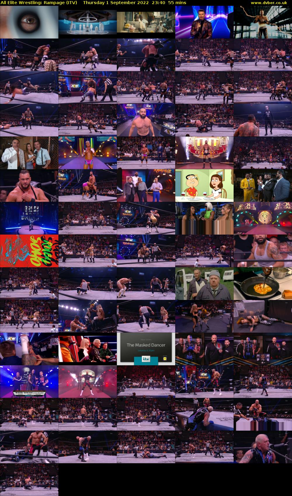 All Elite Wrestling: Rampage (ITV) Thursday 1 September 2022 23:40 - 00:35