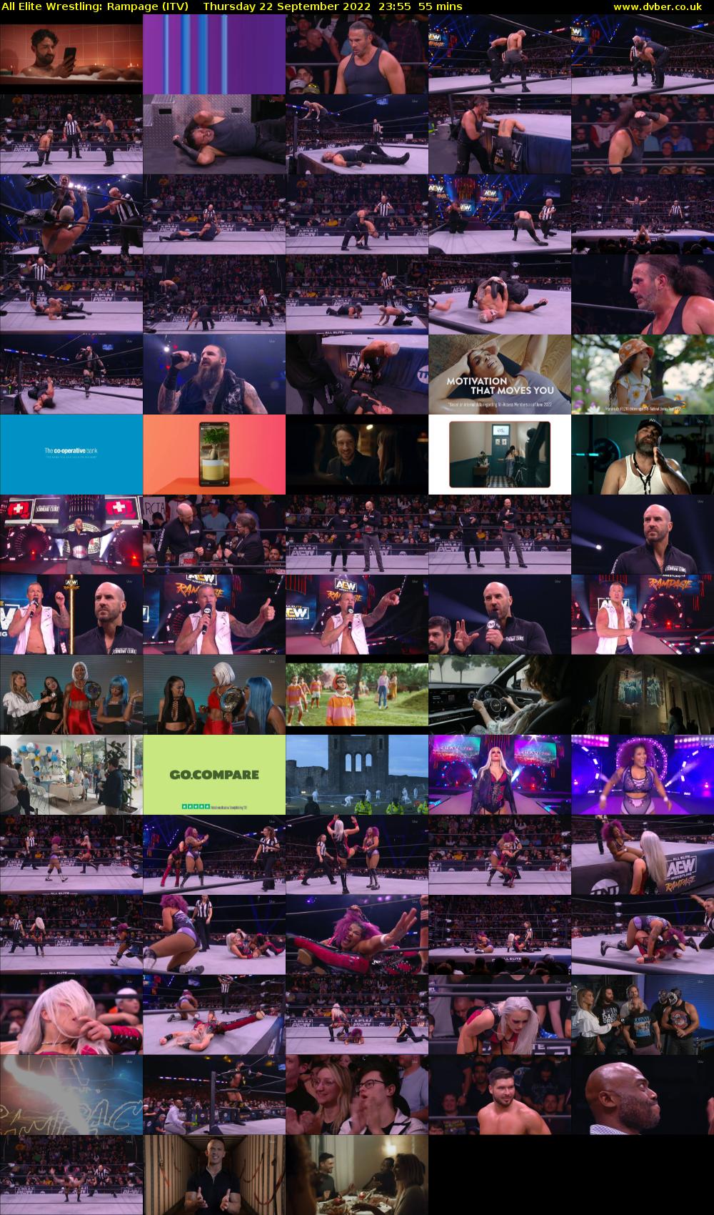 All Elite Wrestling: Rampage (ITV) Thursday 22 September 2022 23:55 - 00:50