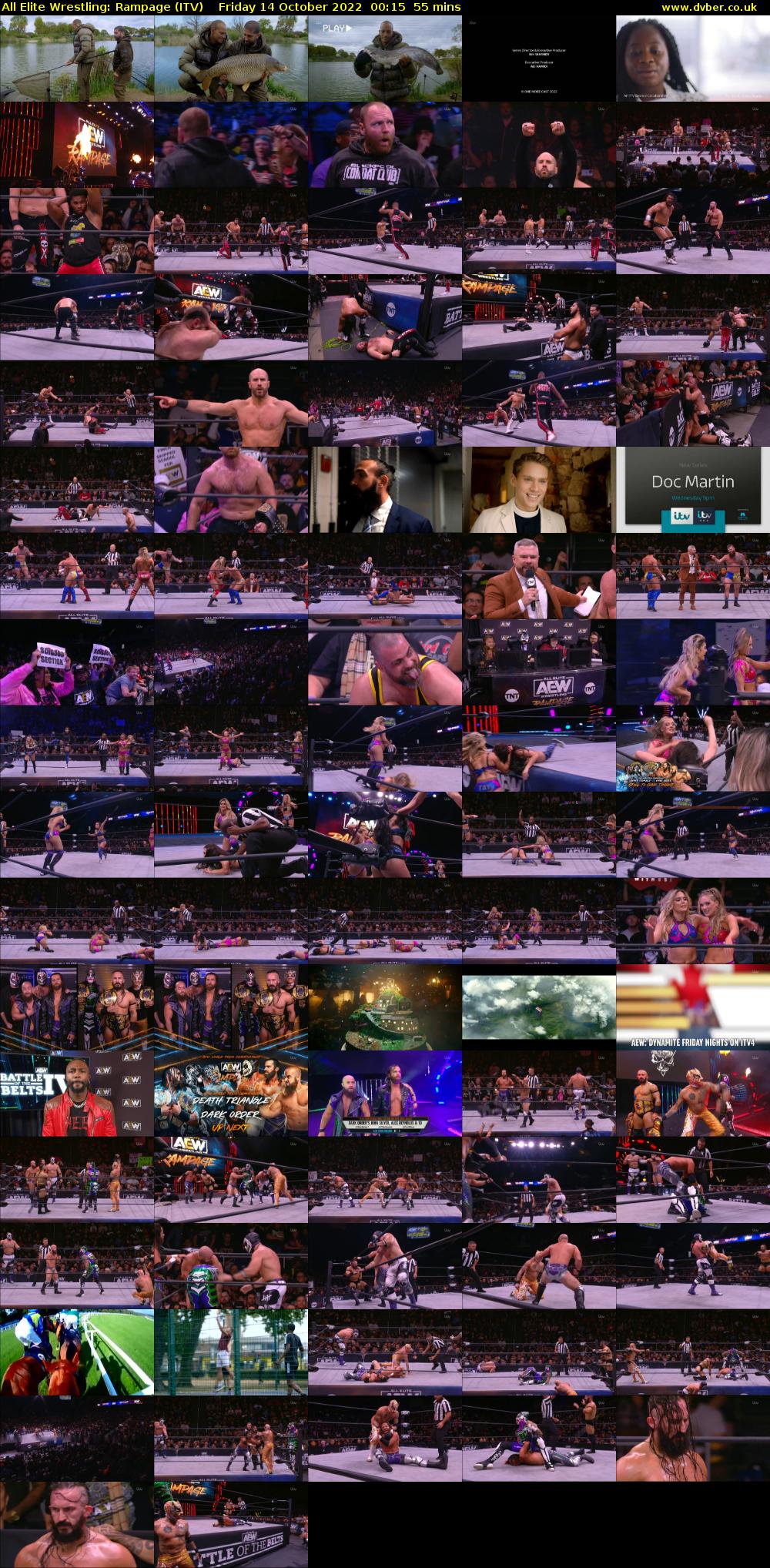 All Elite Wrestling: Rampage (ITV) Friday 14 October 2022 00:15 - 01:10