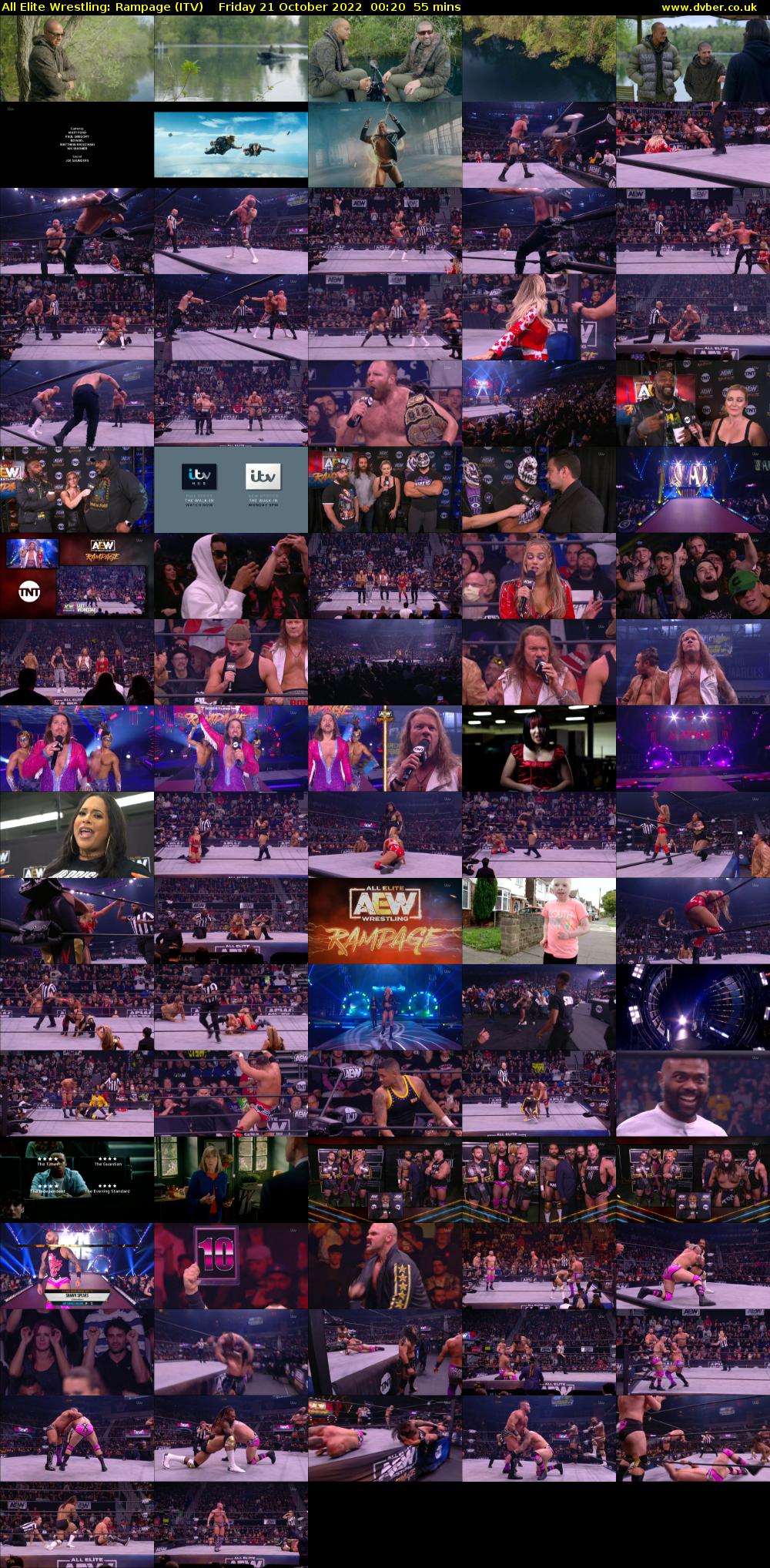 All Elite Wrestling: Rampage (ITV) Friday 21 October 2022 00:20 - 01:15