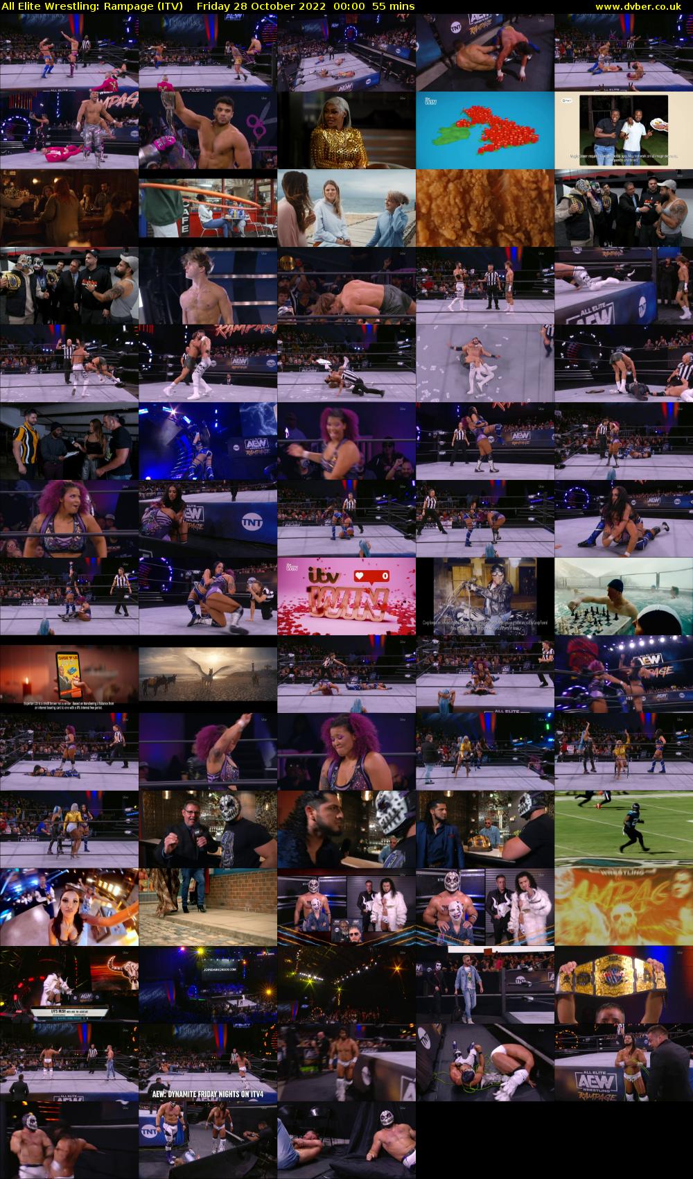 All Elite Wrestling: Rampage (ITV) Friday 28 October 2022 00:00 - 00:55