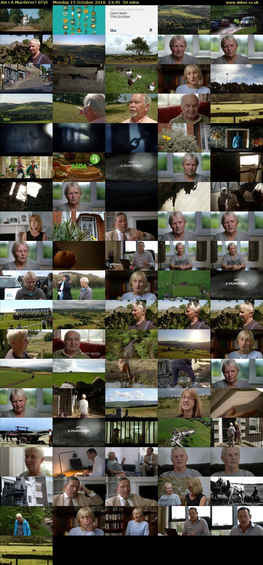 Am I A Murderer? (ITV) Monday 15 October 2018 23:45 - 00:35