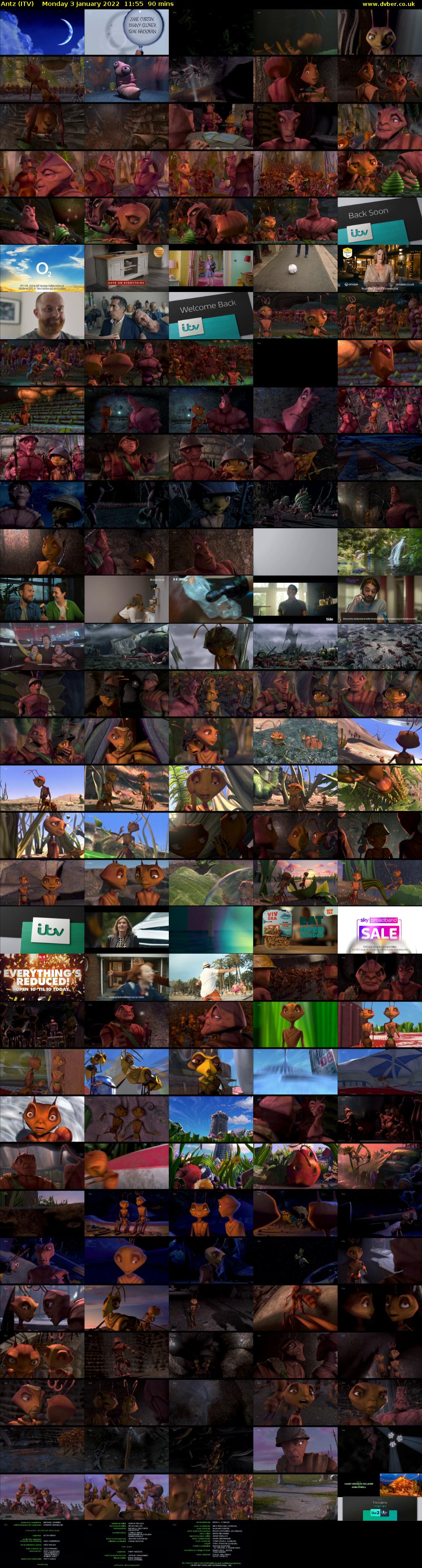 Antz (ITV) Monday 3 January 2022 11:55 - 13:25
