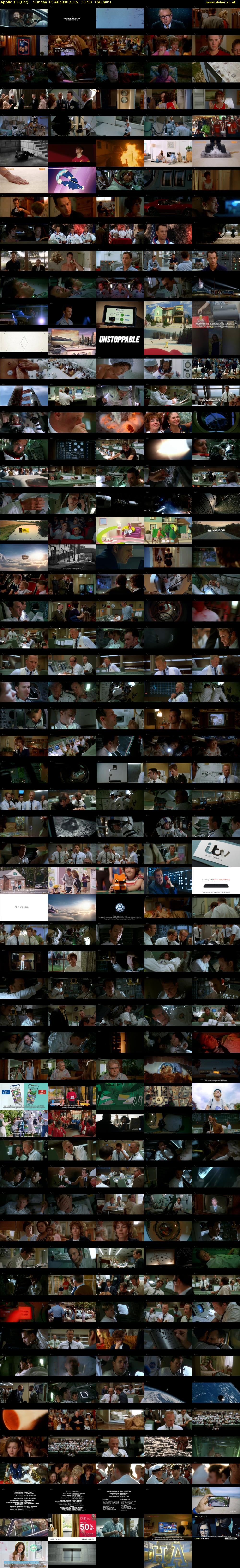 Apollo 13 (ITV) Sunday 11 August 2019 13:50 - 16:30