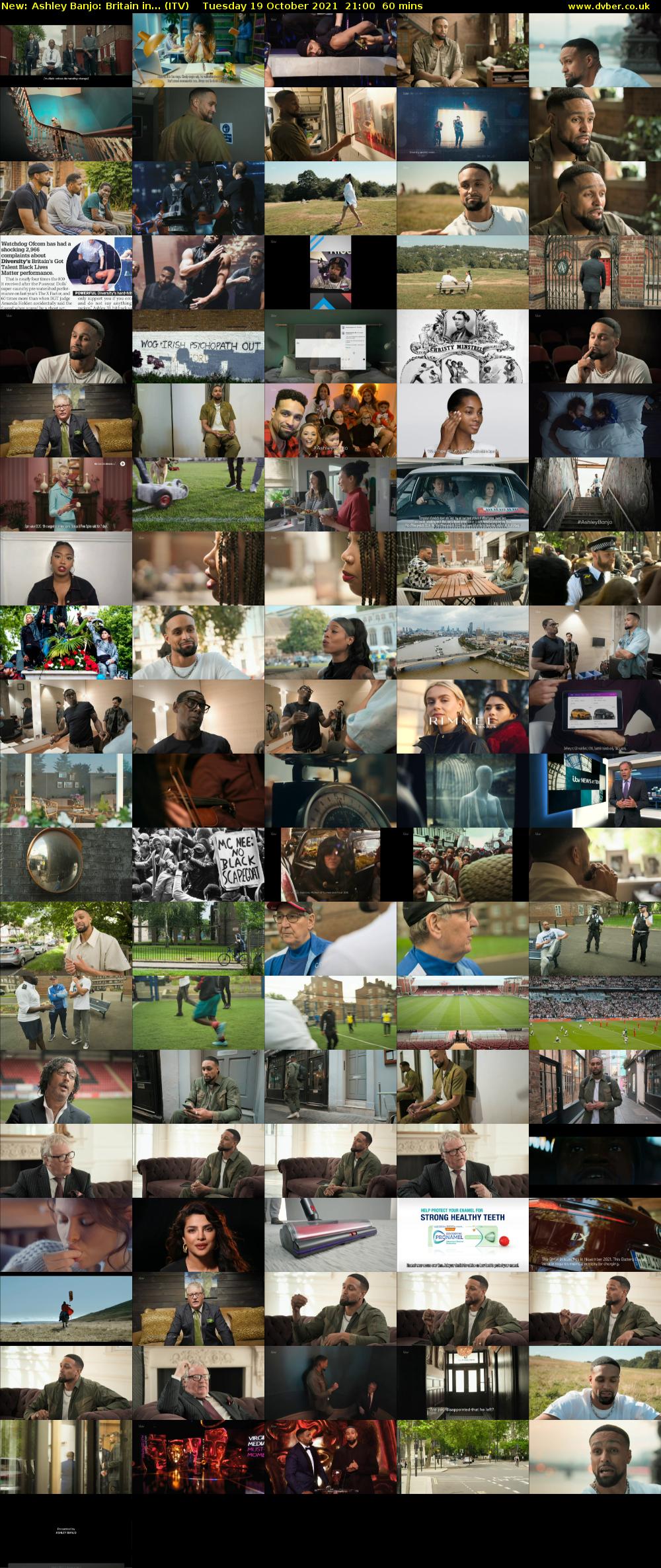 Ashley Banjo: Britain in... (ITV) Tuesday 19 October 2021 21:00 - 22:00