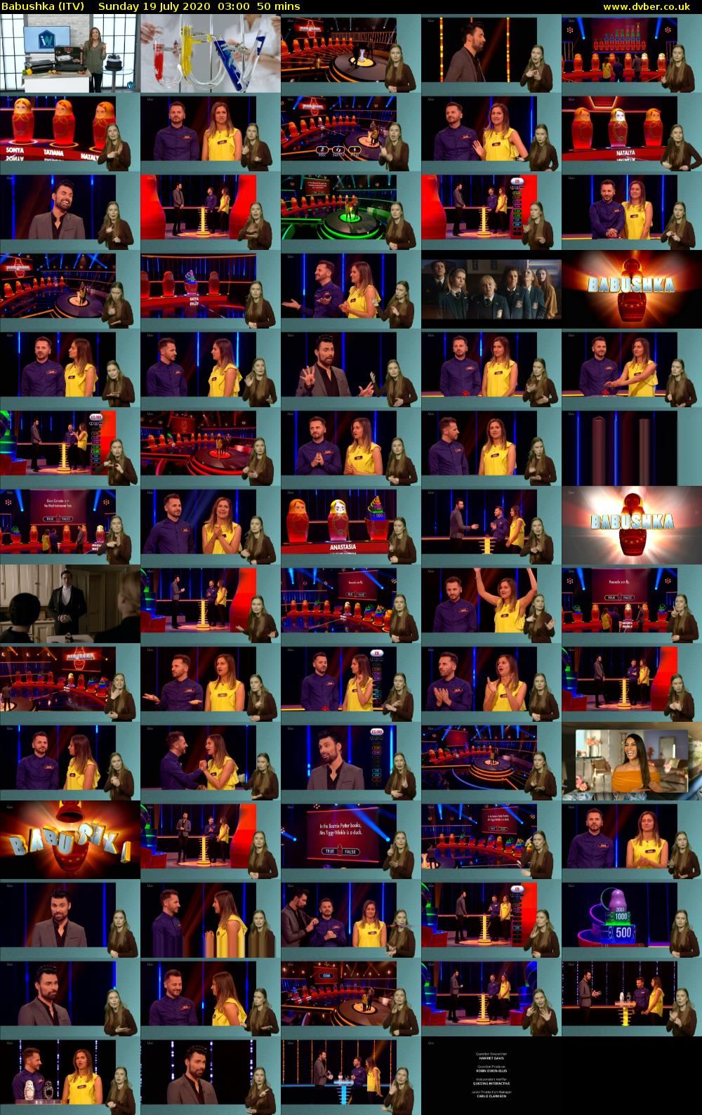 Babushka (ITV) Sunday 19 July 2020 03:00 - 03:50
