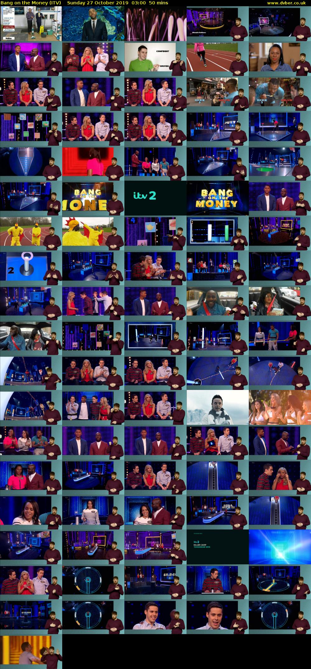 Bang on the Money (ITV) Sunday 27 October 2019 03:00 - 03:50