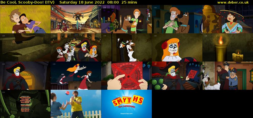 Be Cool, Scooby-Doo! (ITV) Saturday 18 June 2022 08:00 - 08:25