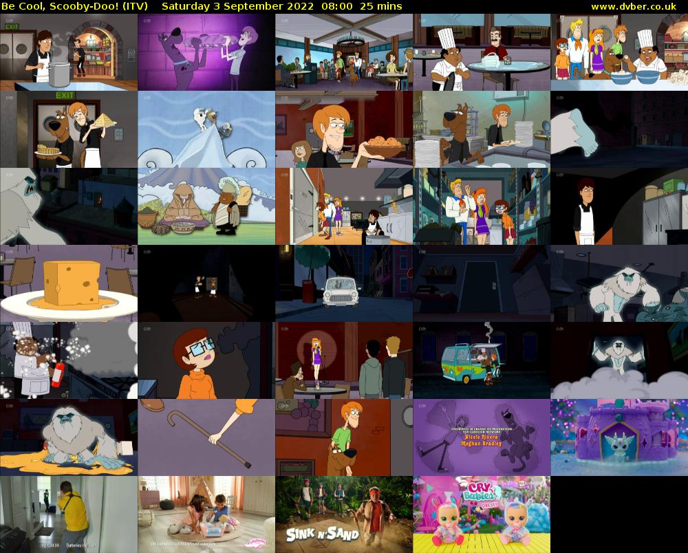 Be Cool, Scooby-Doo! (ITV) Saturday 3 September 2022 08:00 - 08:25