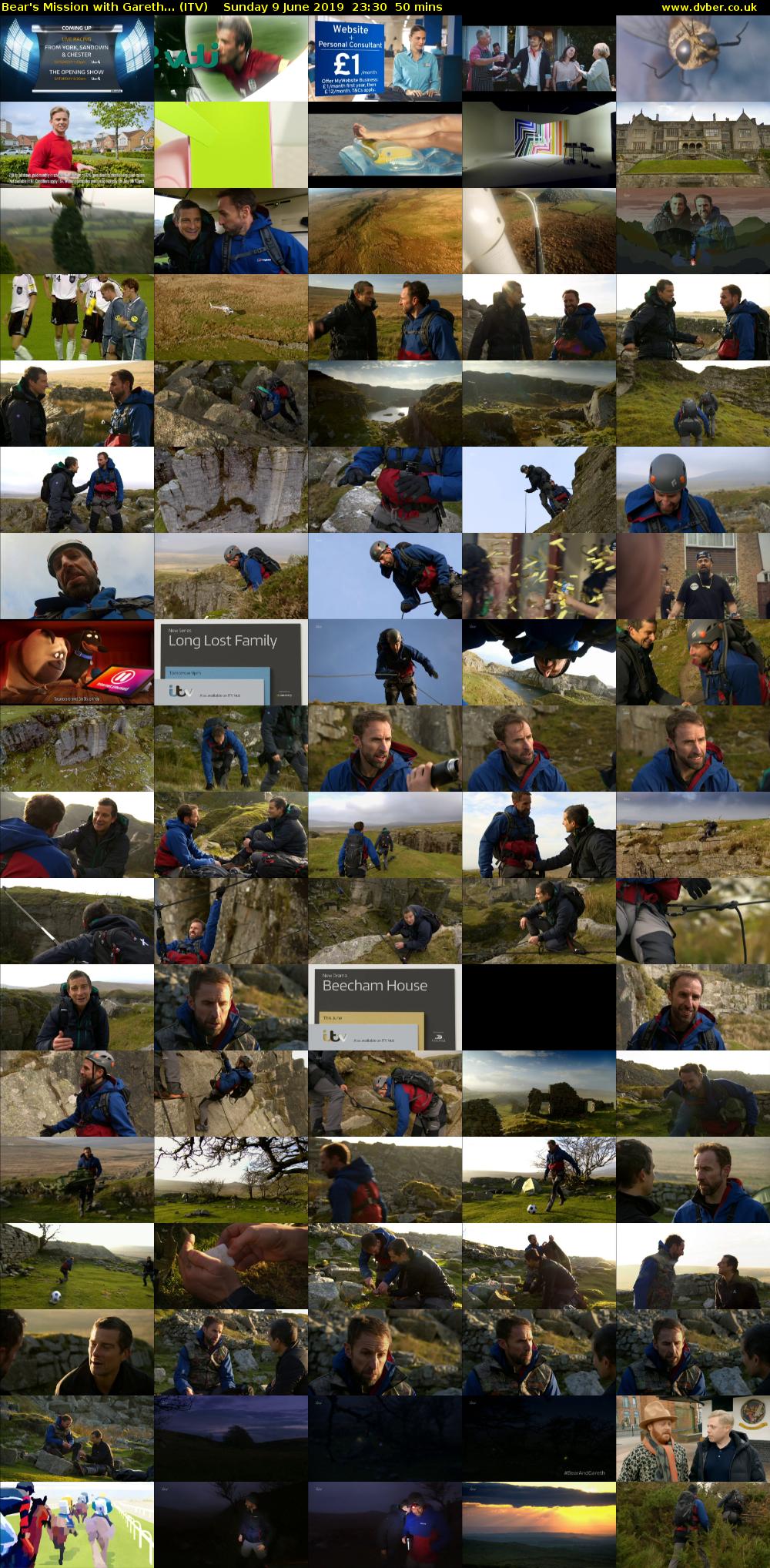 Bear's Mission with Gareth... (ITV) Sunday 9 June 2019 23:30 - 00:20