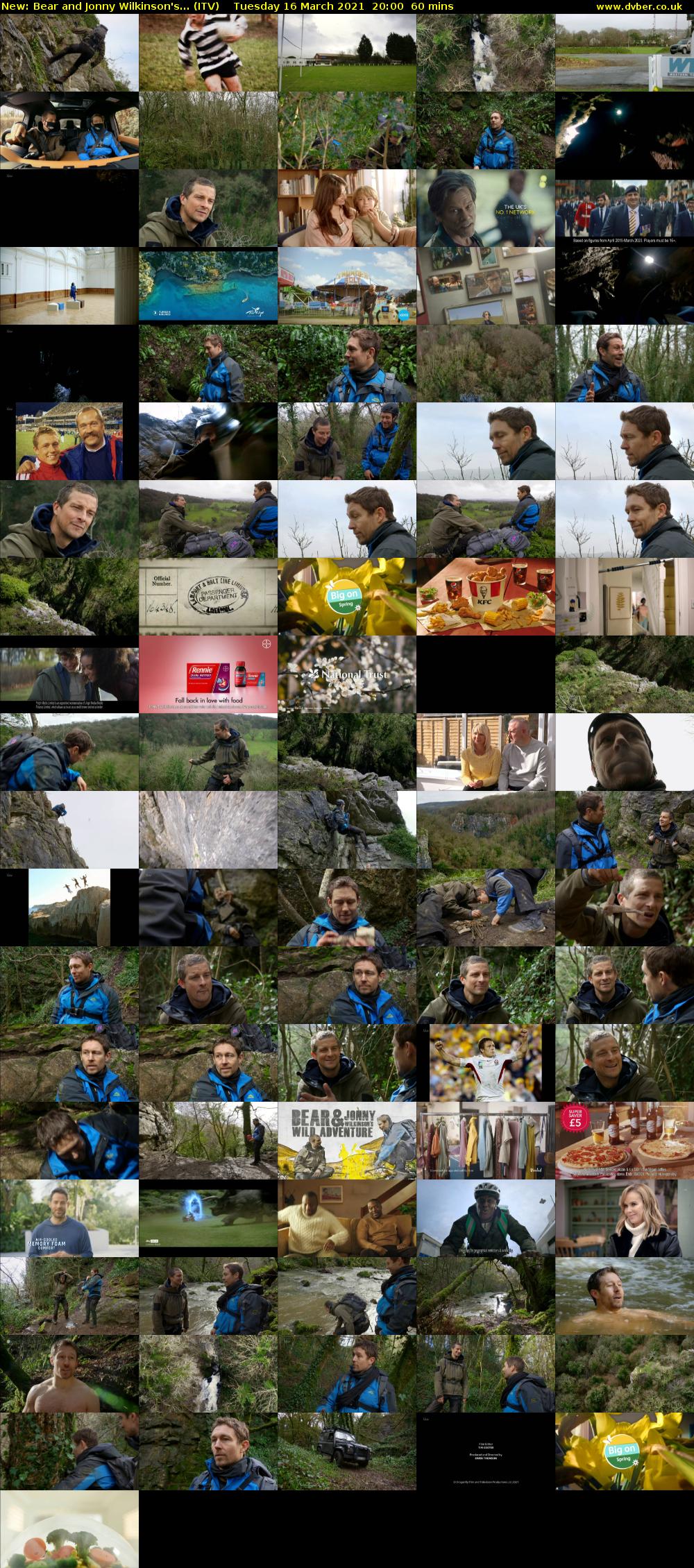Bear and Jonny Wilkinson's... (ITV) Tuesday 16 March 2021 20:00 - 21:00