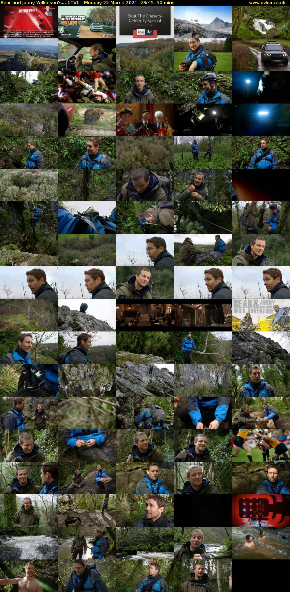 Bear and Jonny Wilkinson's... (ITV) Monday 22 March 2021 23:45 - 00:35