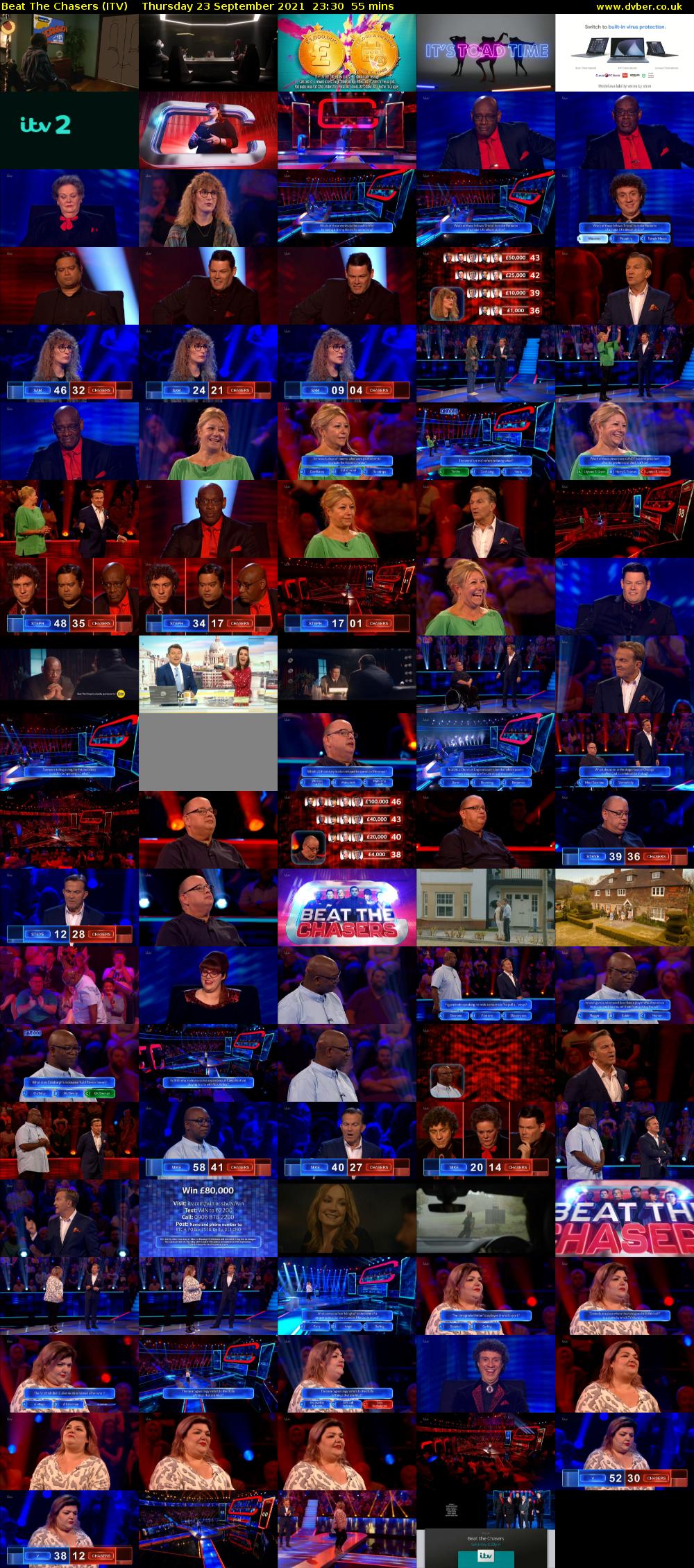 Beat The Chasers (ITV) Thursday 23 September 2021 23:30 - 00:25