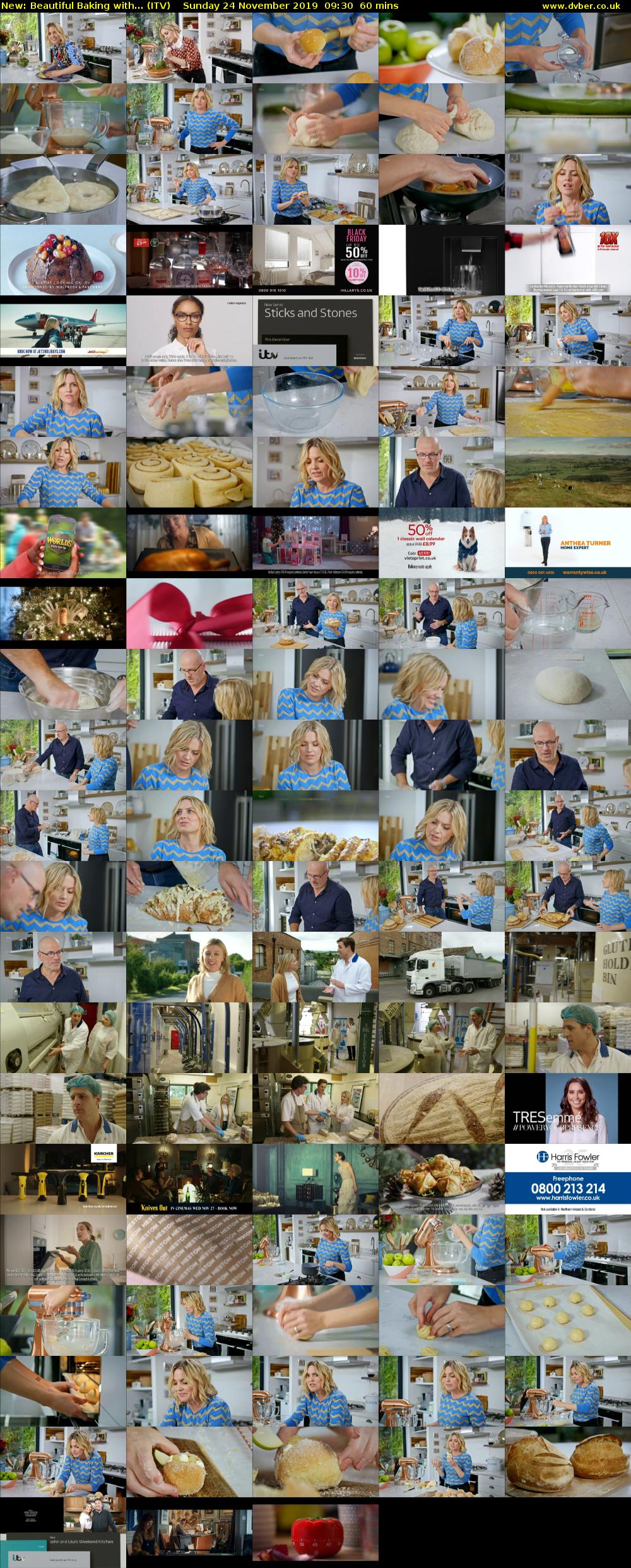 Beautiful Baking with... (ITV) Sunday 24 November 2019 09:30 - 10:30