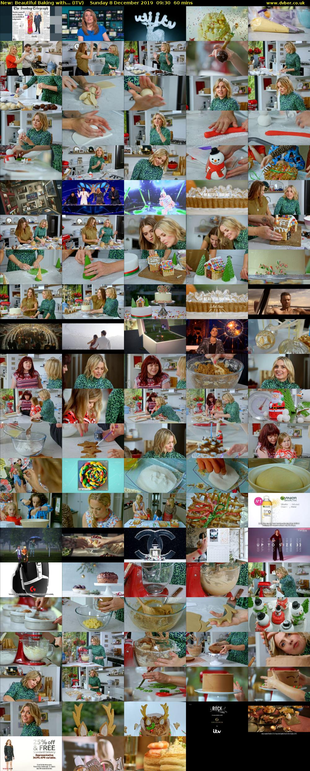 Beautiful Baking with... (ITV) Sunday 8 December 2019 09:30 - 10:30