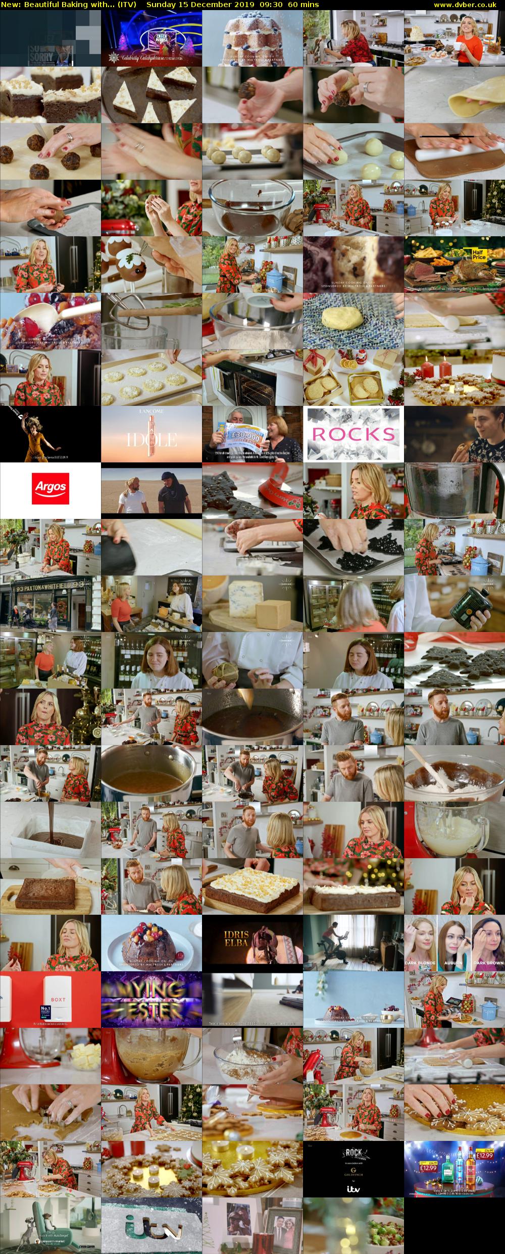 Beautiful Baking with... (ITV) Sunday 15 December 2019 09:30 - 10:30