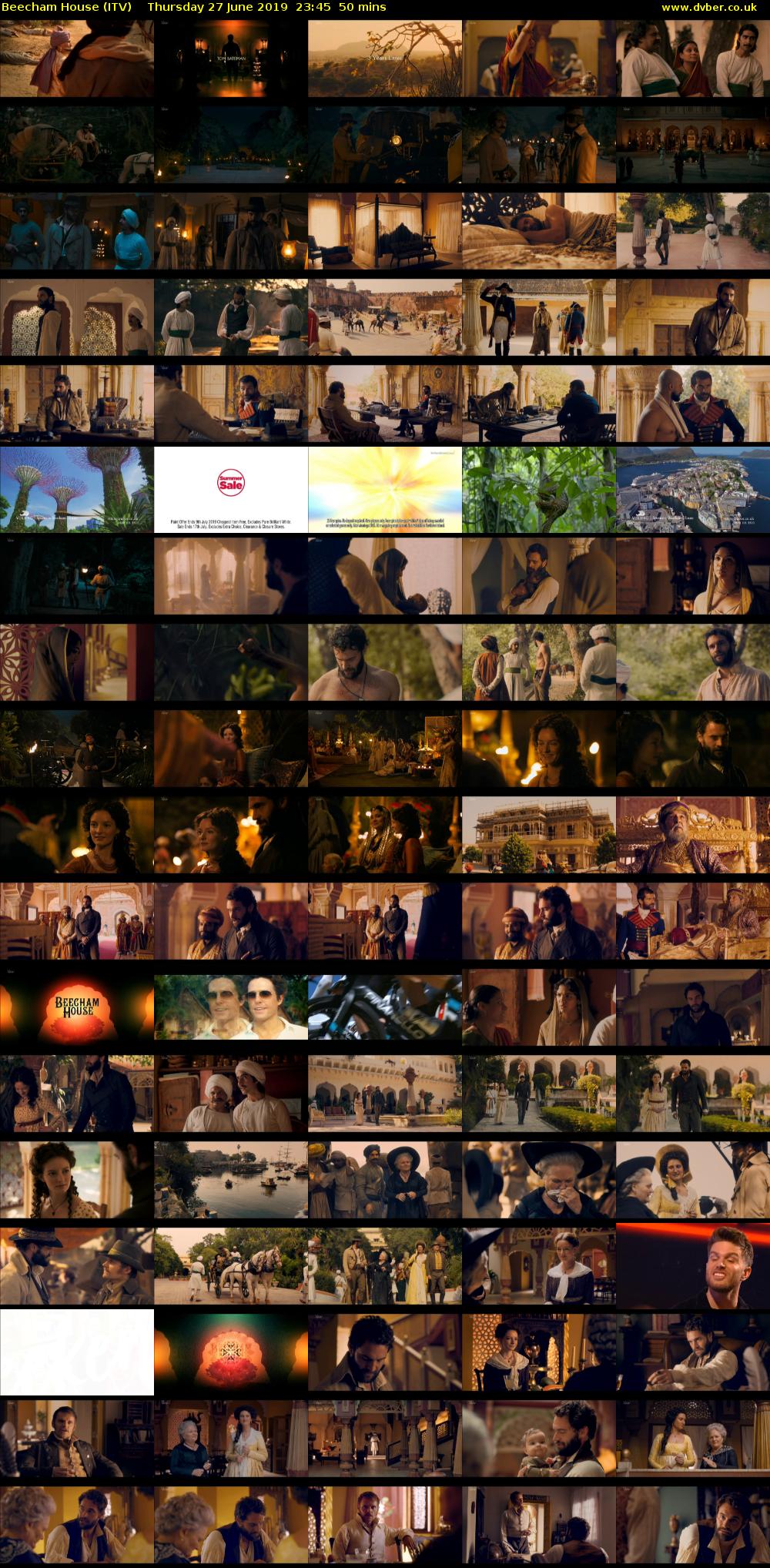 Beecham House (ITV) Thursday 27 June 2019 23:45 - 00:35