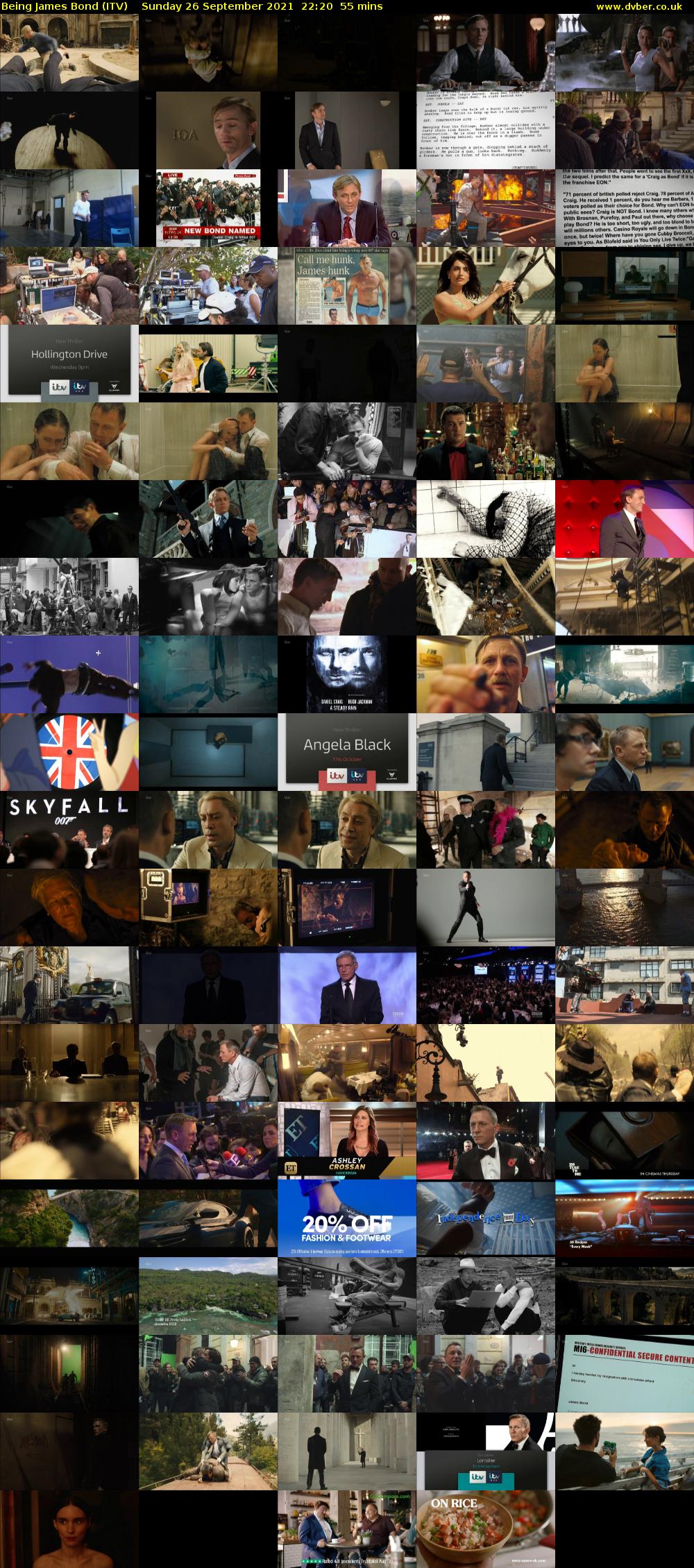 Being James Bond (ITV) Sunday 26 September 2021 22:20 - 23:15
