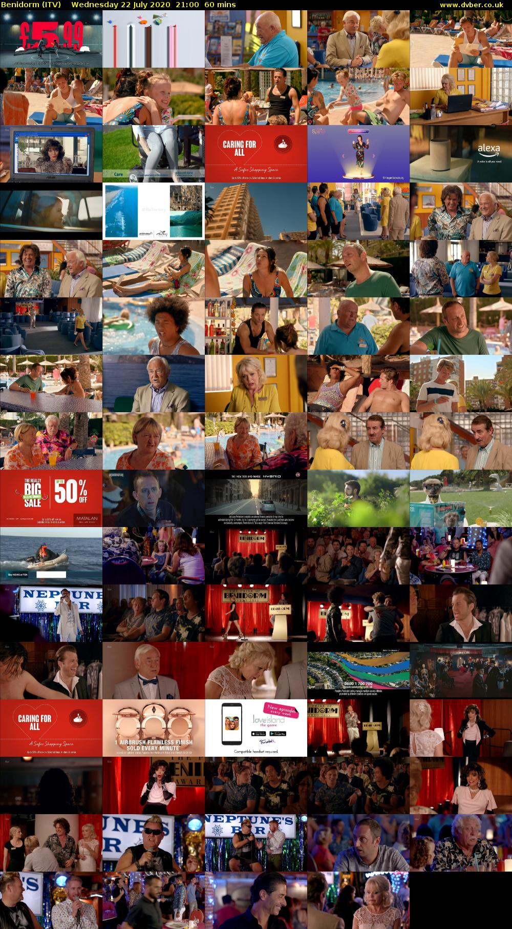 Benidorm (ITV) Wednesday 22 July 2020 21:00 - 22:00