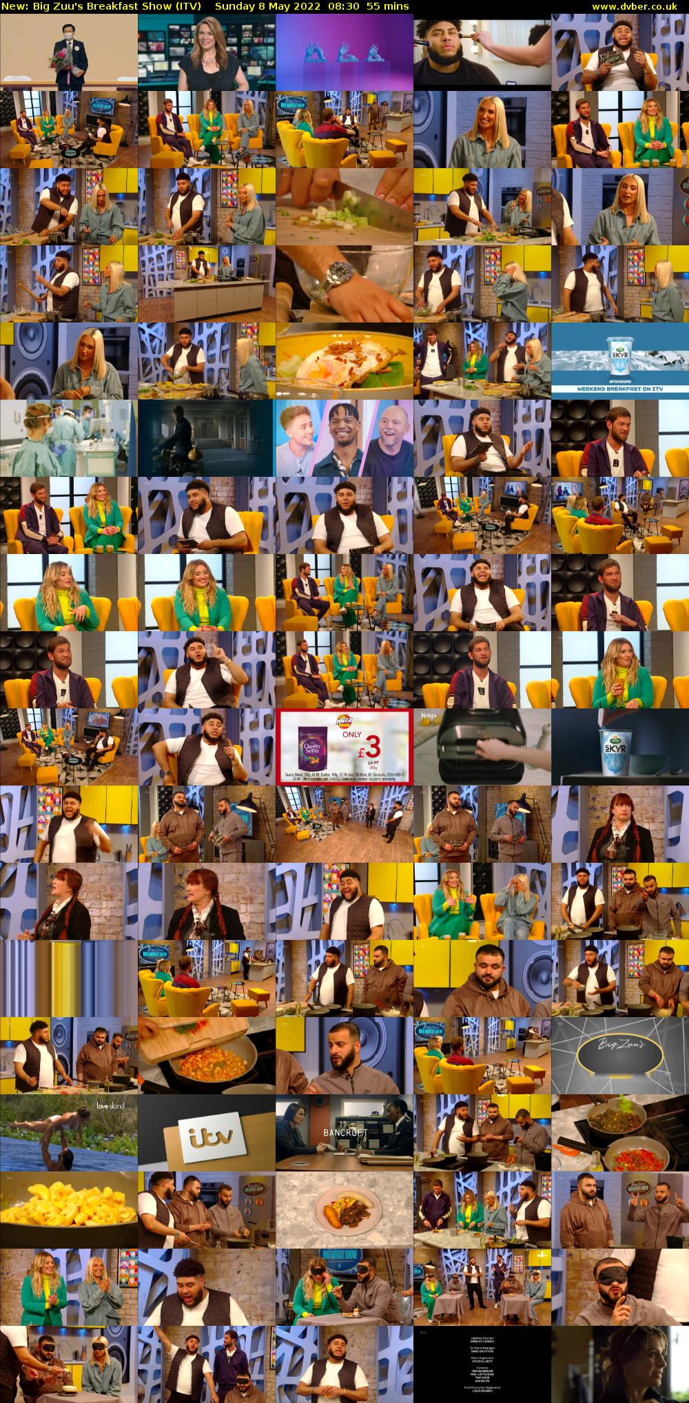 Big Zuu's Breakfast Show (ITV) Sunday 8 May 2022 08:30 - 09:25