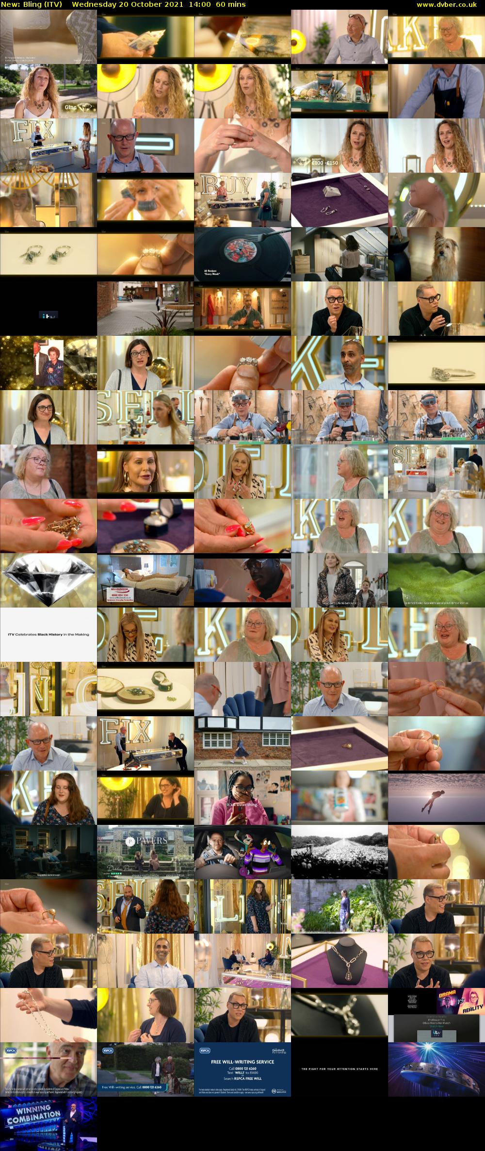 Bling (ITV) Wednesday 20 October 2021 14:00 - 15:00