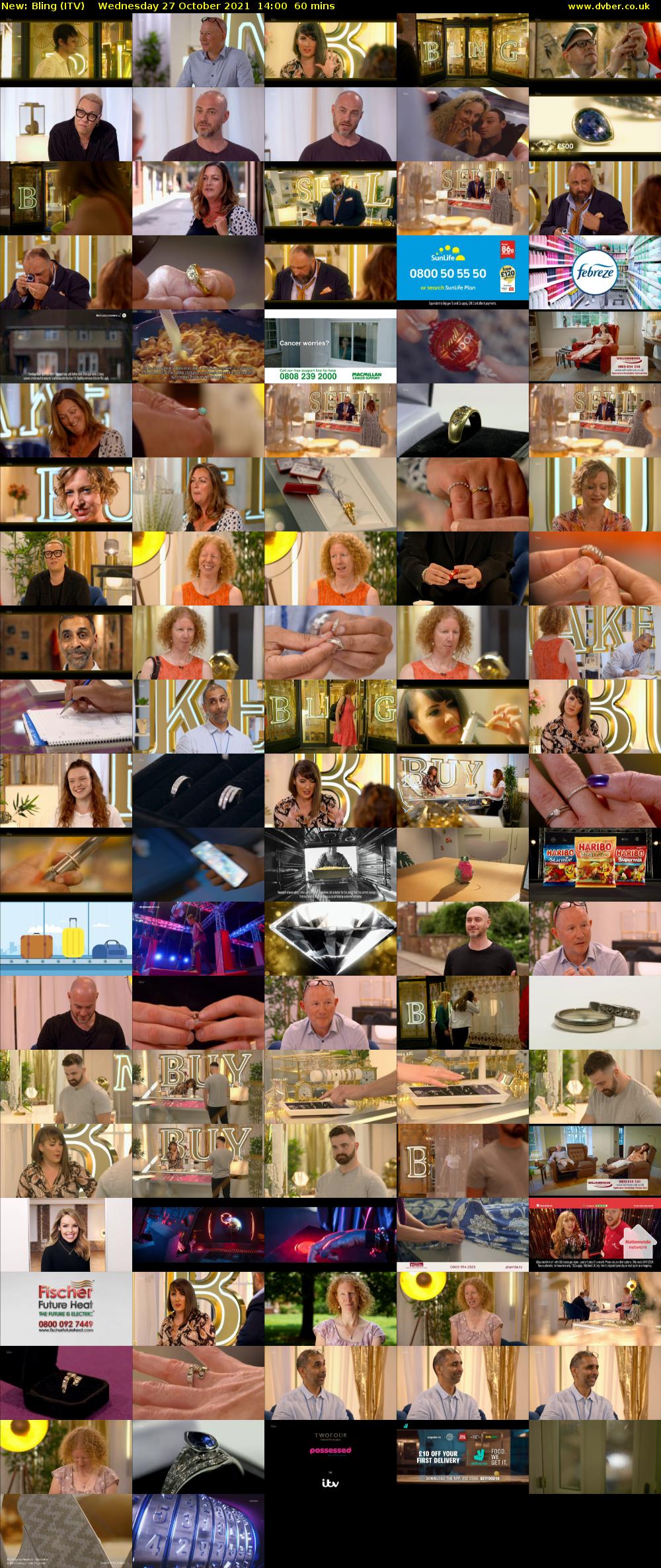 Bling (ITV) Wednesday 27 October 2021 14:00 - 15:00