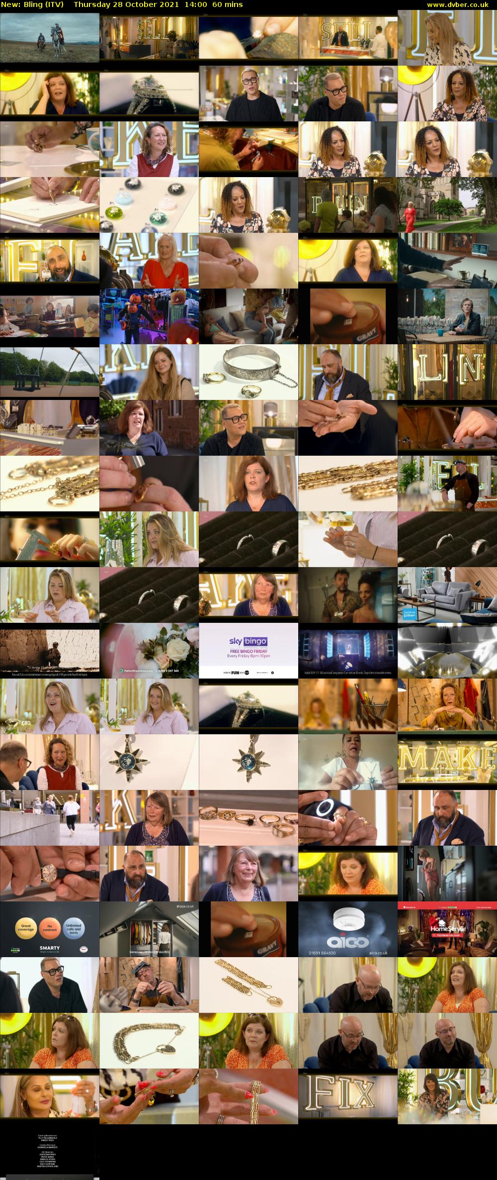 Bling (ITV) Thursday 28 October 2021 14:00 - 15:00