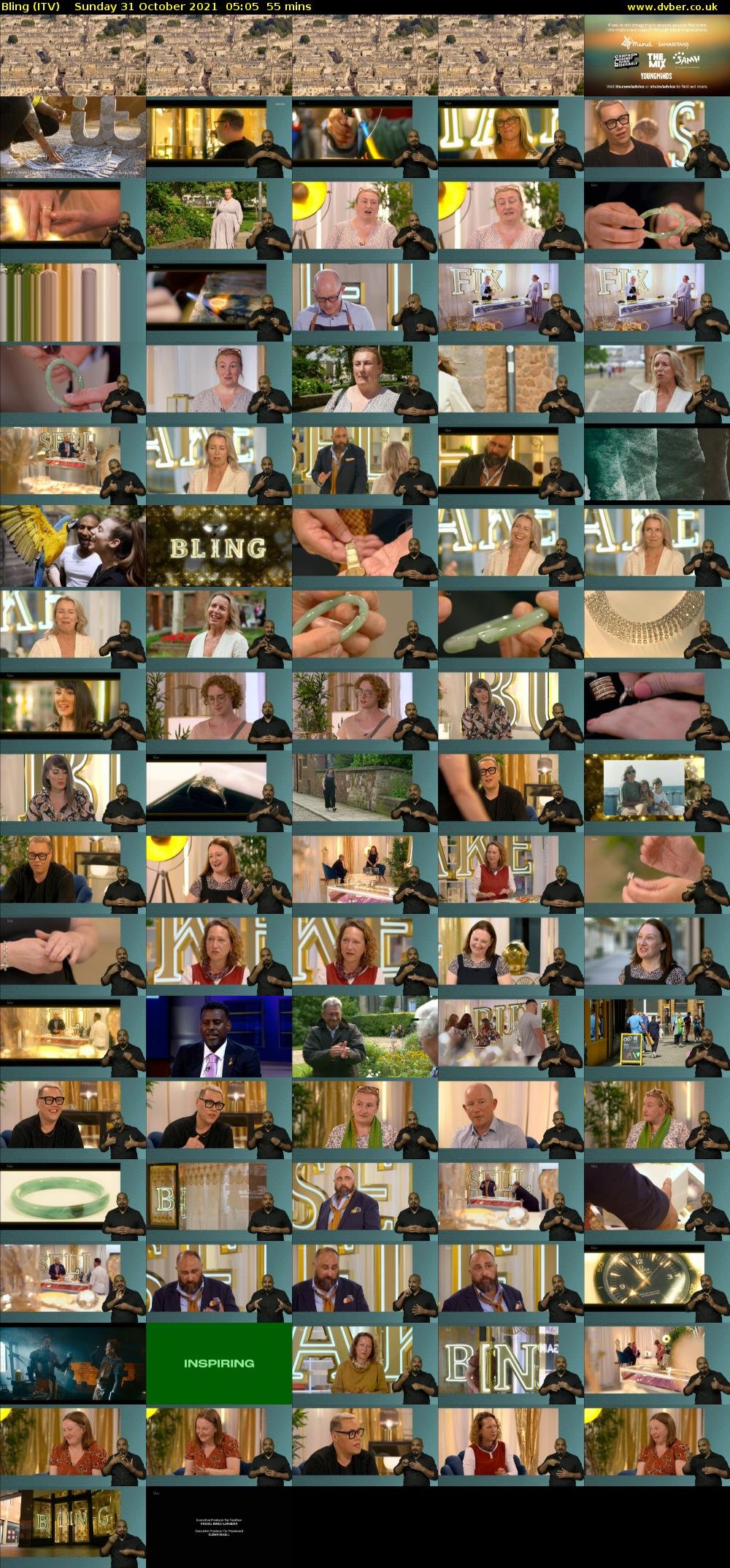 Bling (ITV) Sunday 31 October 2021 05:05 - 06:00