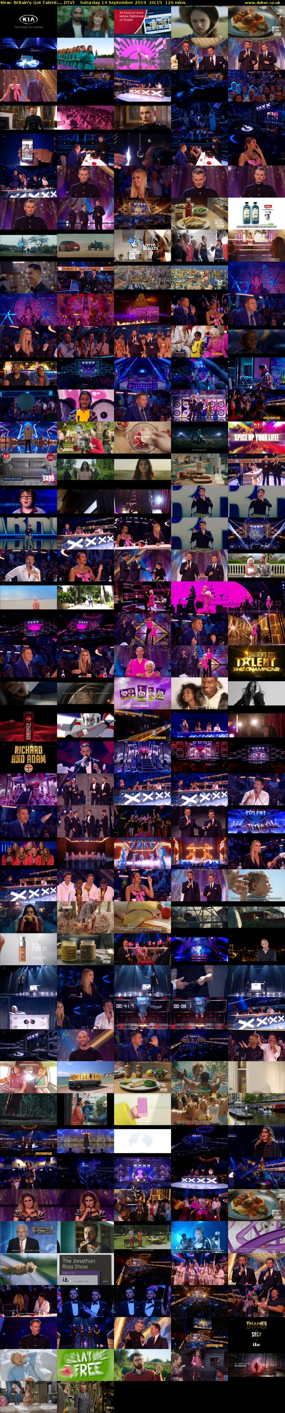 Britain's Got Talent:... (ITV) Saturday 14 September 2019 20:15 - 22:15
